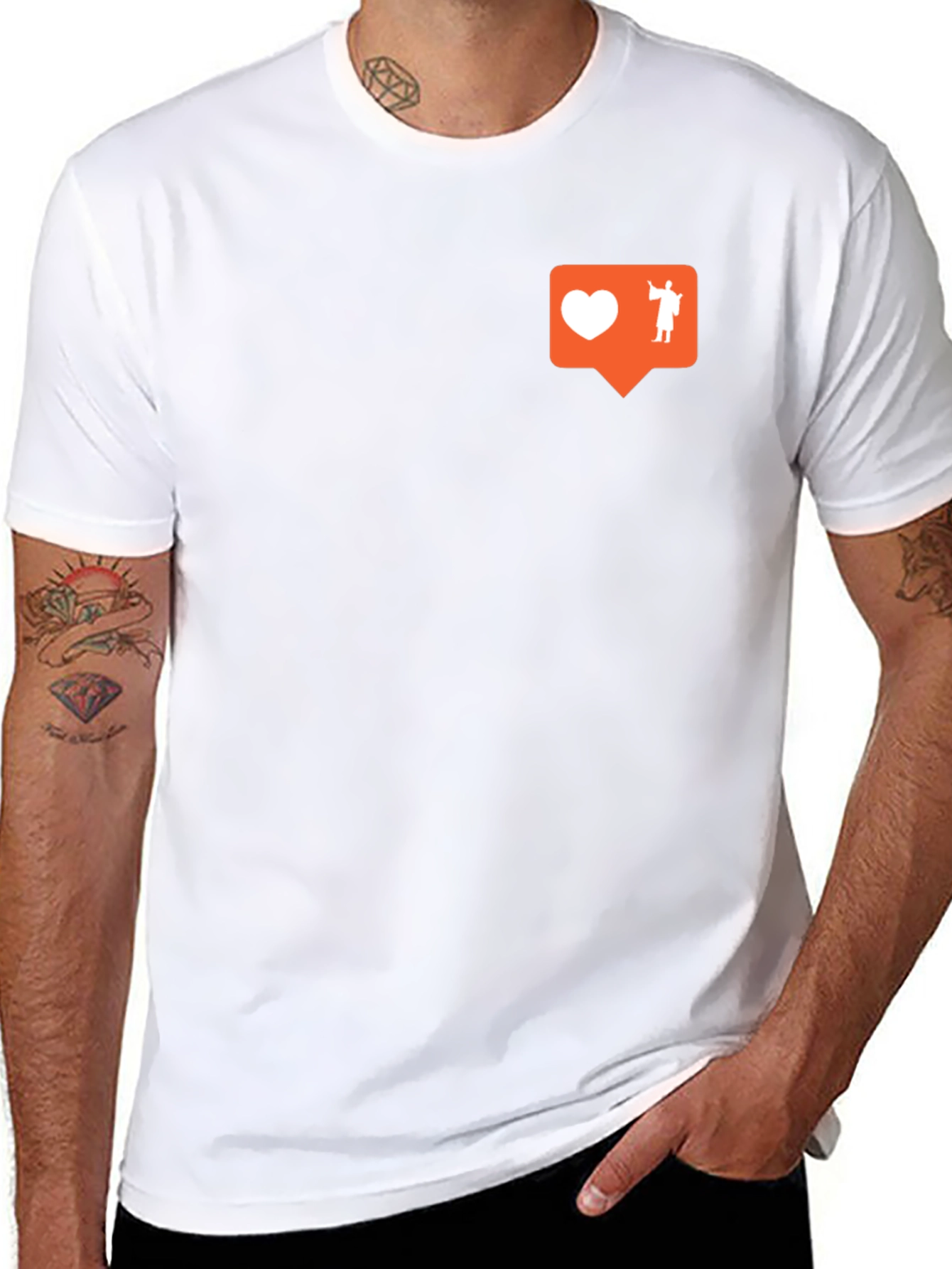 Love and Faith Graphic T-Shirt - Black
