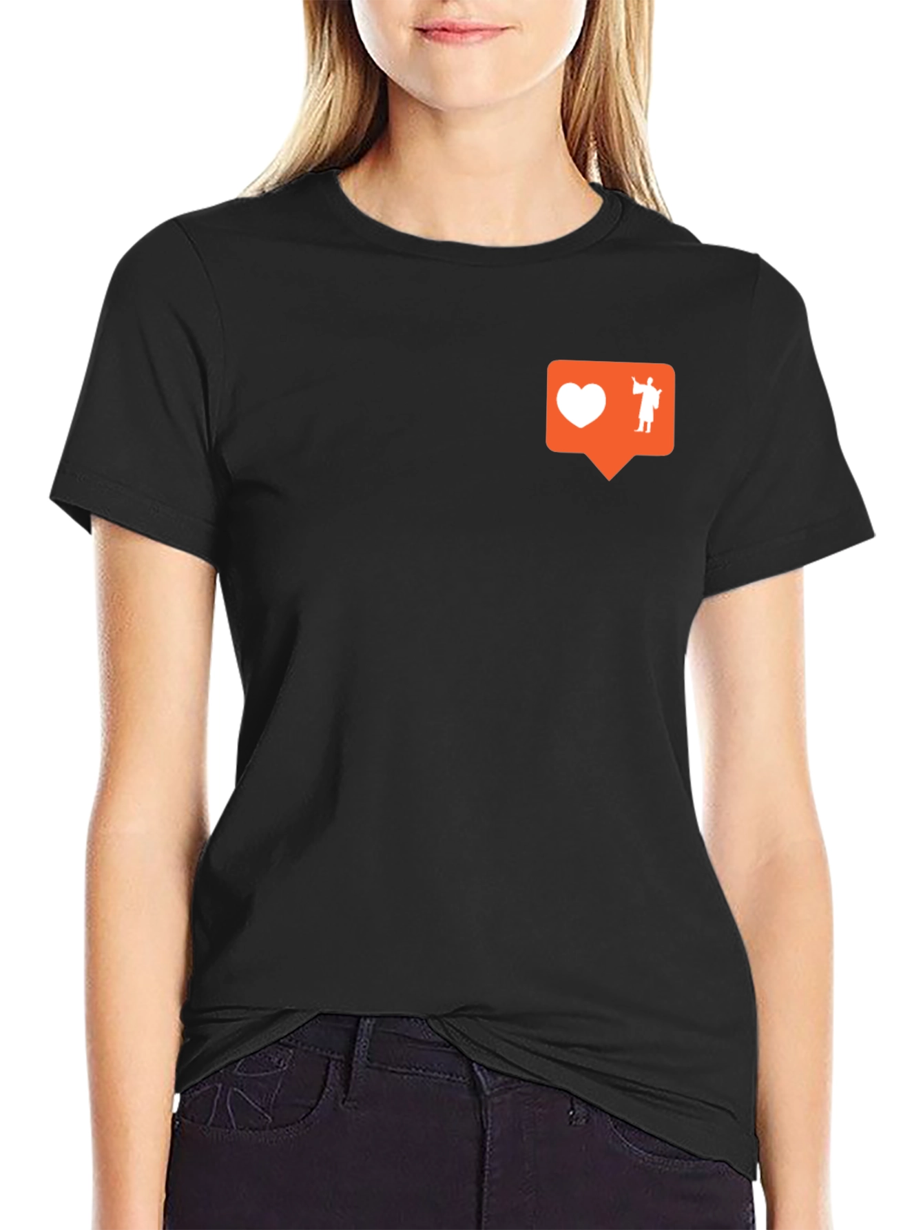 Love and Faith Graphic T-Shirt - Black