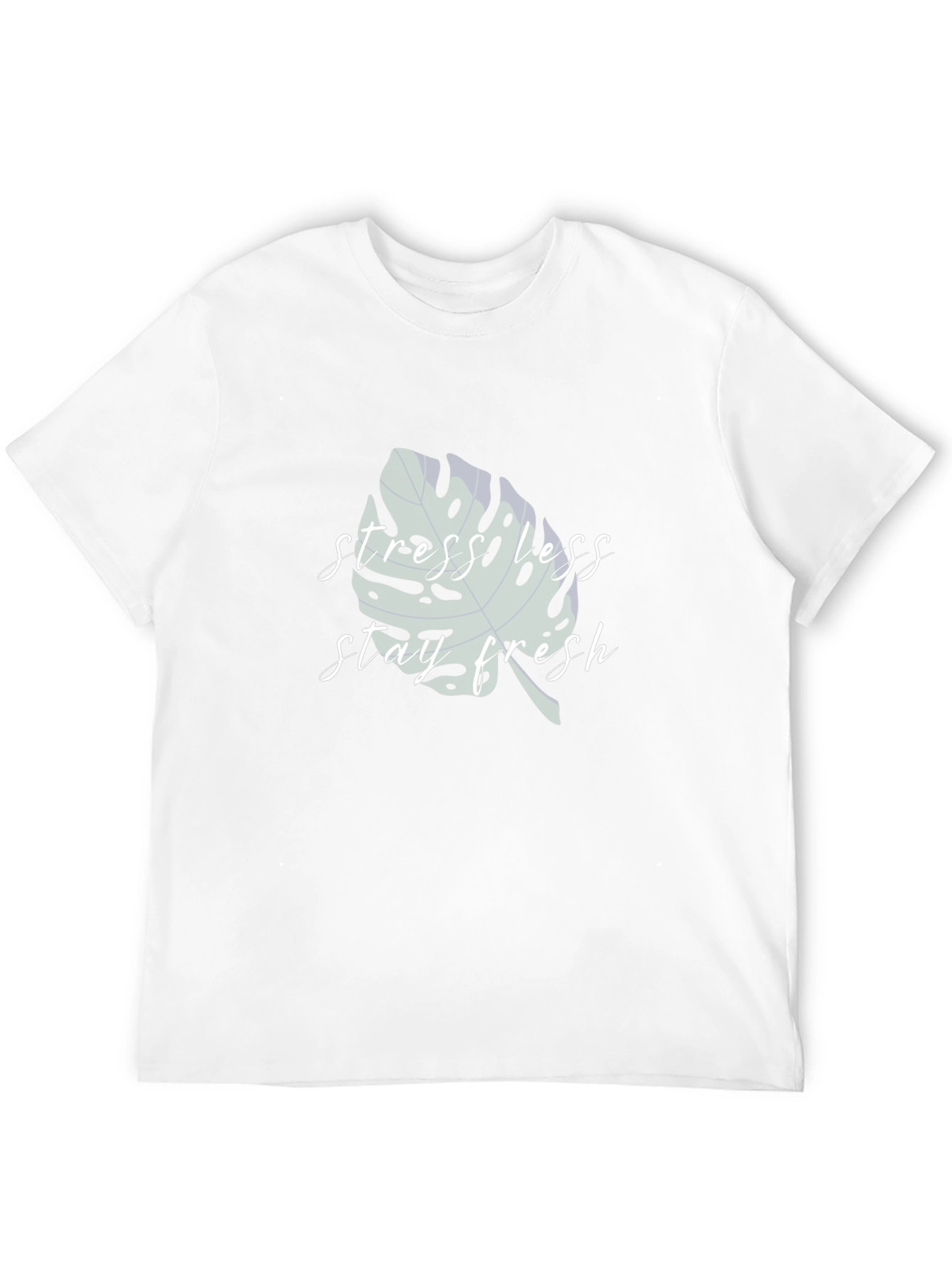 Stress Less Stay Fresh Graphic Tee - Black