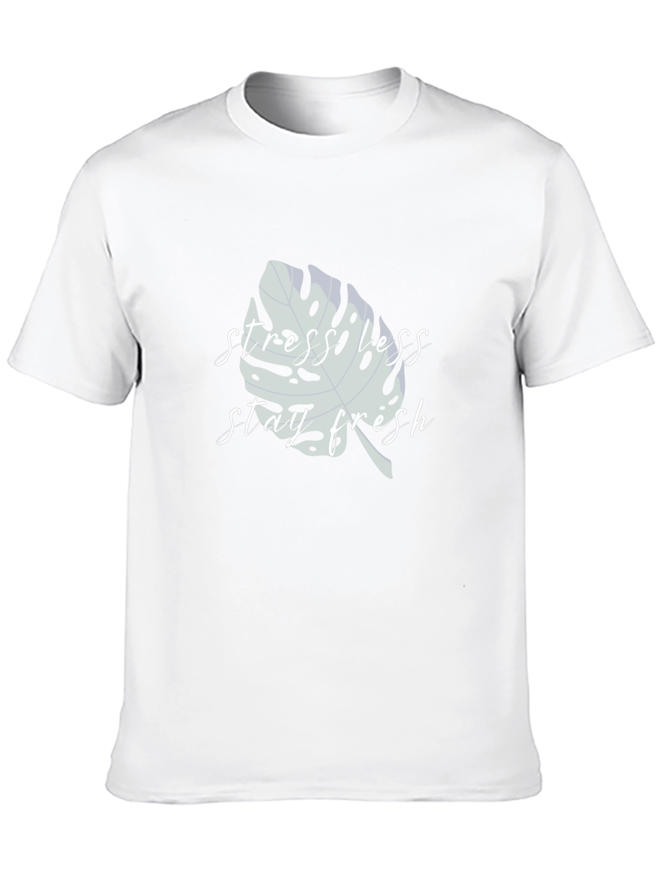 Stress Less Stay Fresh Graphic Tee - Black