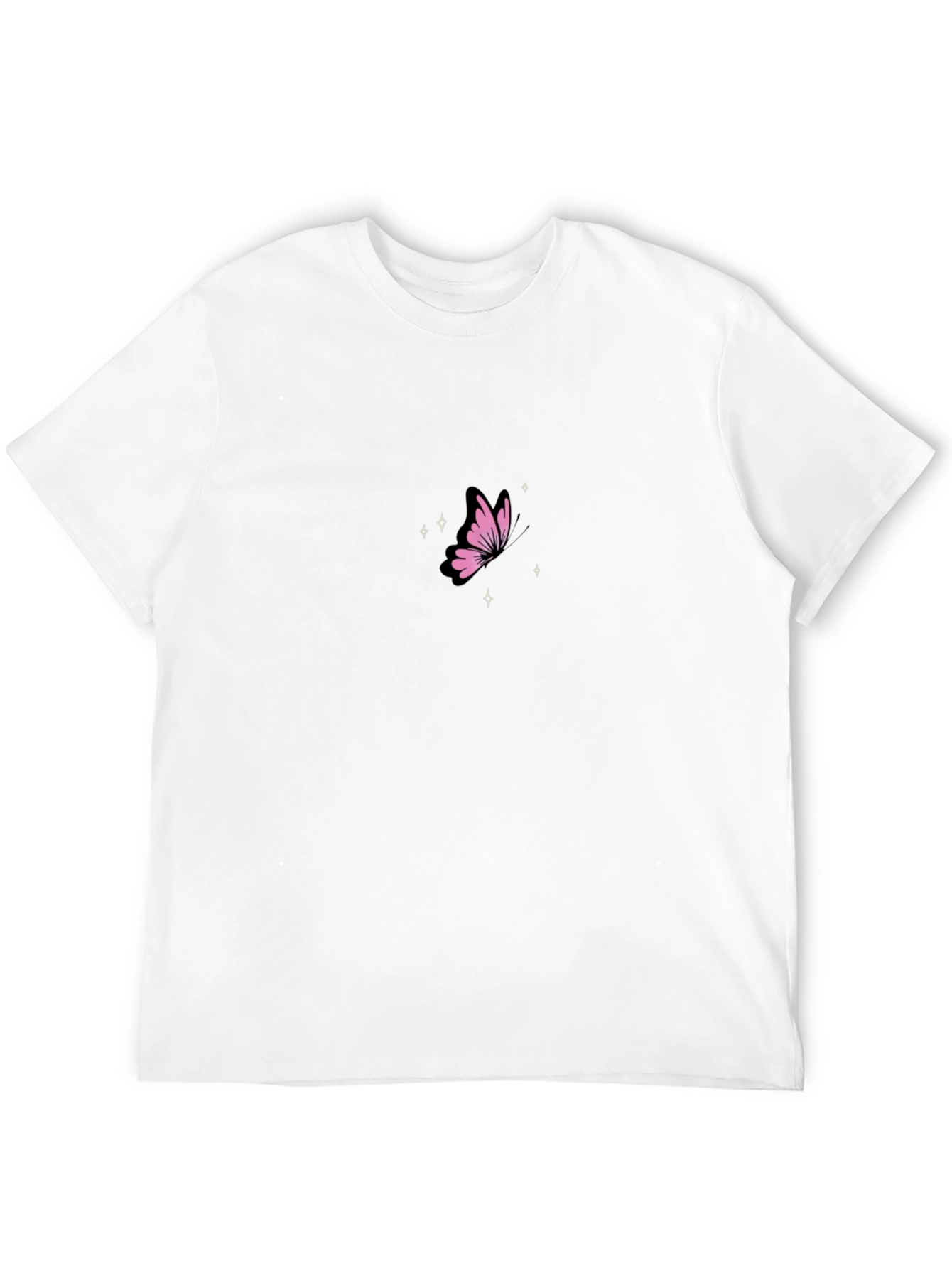Butterfly Sparkle Black T-Shirt