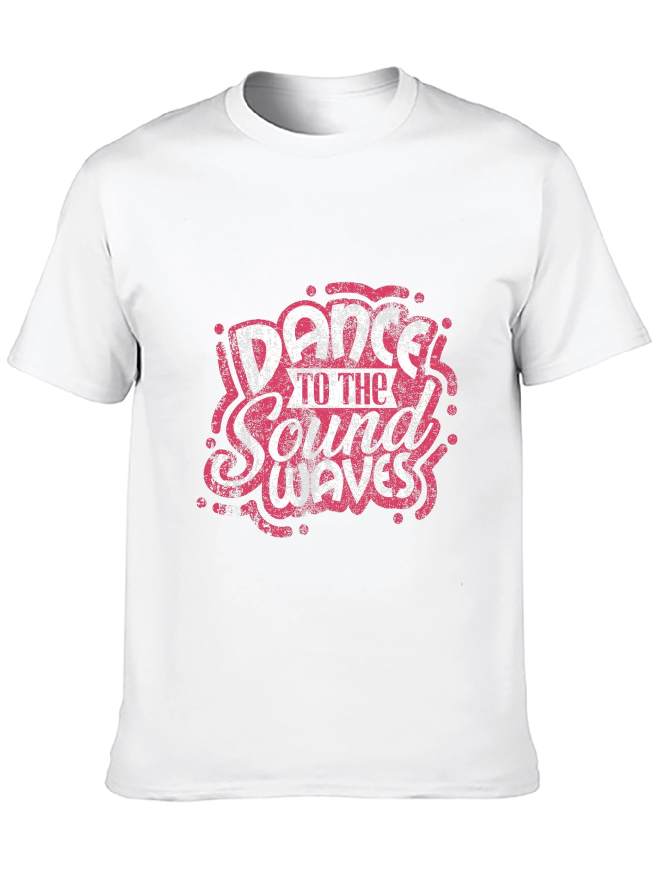 Dance to the Sound Waves Graphic Tee - Black