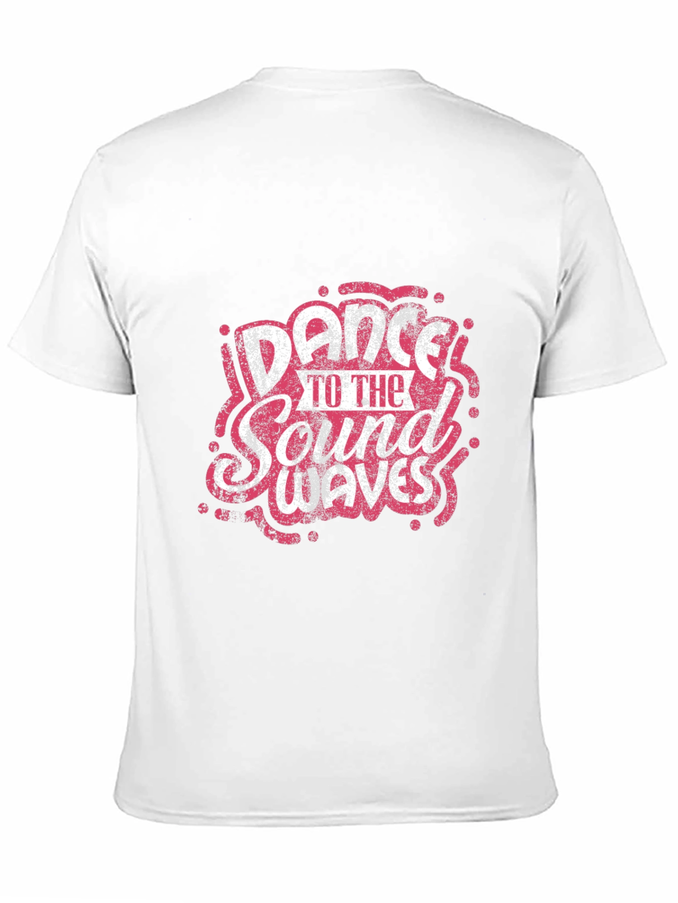Dance to the Sound Waves Graphic Tee - Black