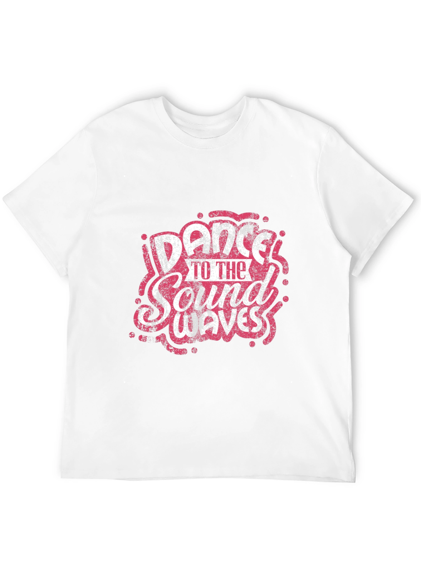 Dance to the Sound Waves Graphic Tee - Black