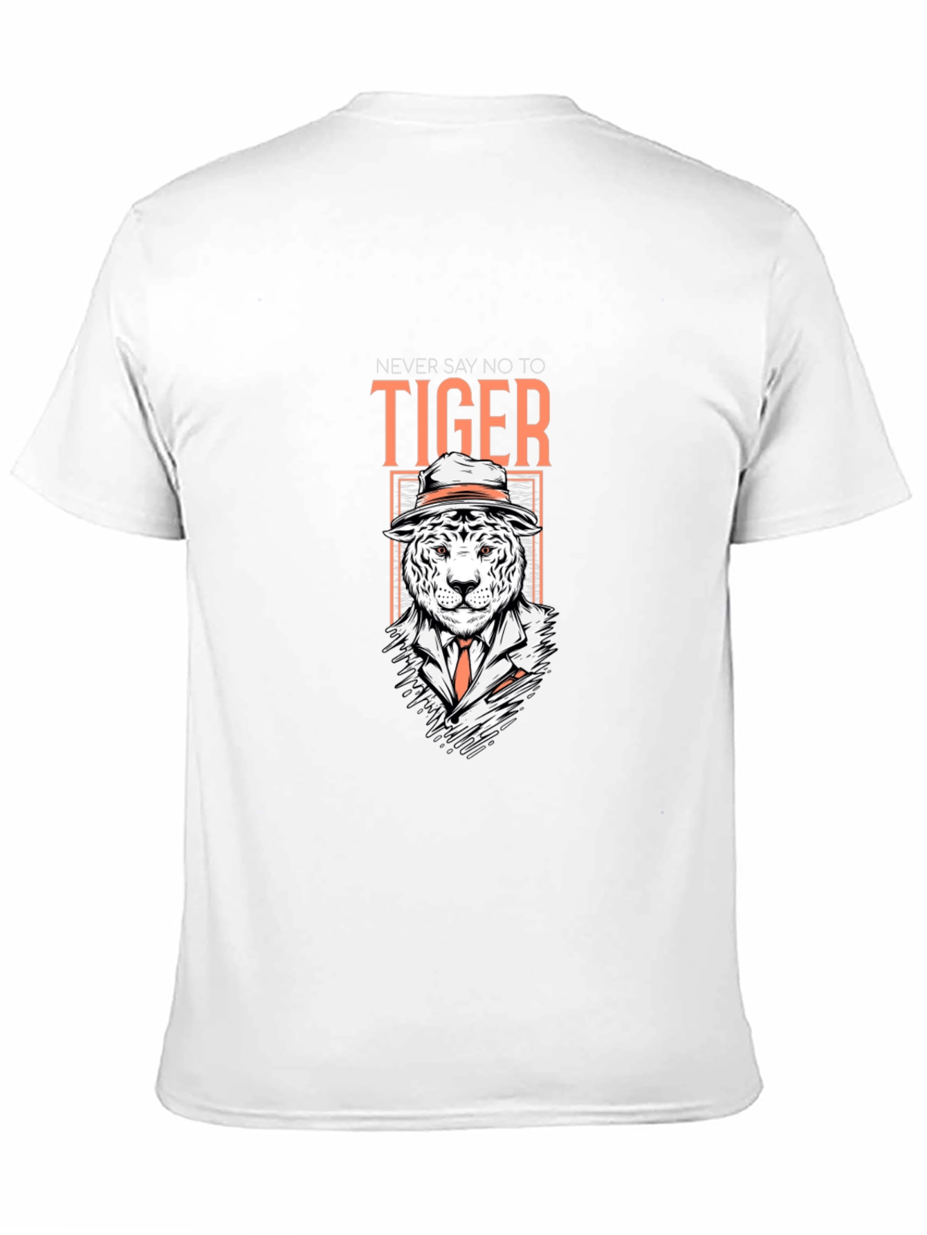 Stylish Tiger Suit T-Shirt - Never Say No