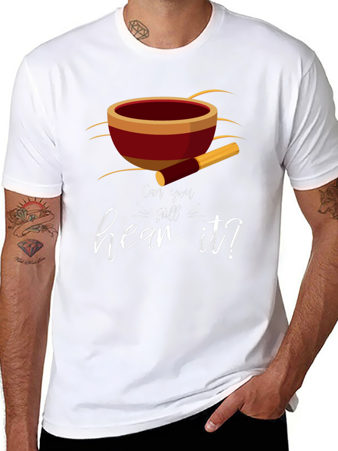 Singing Bowl Tee - Can You Still Hear It?