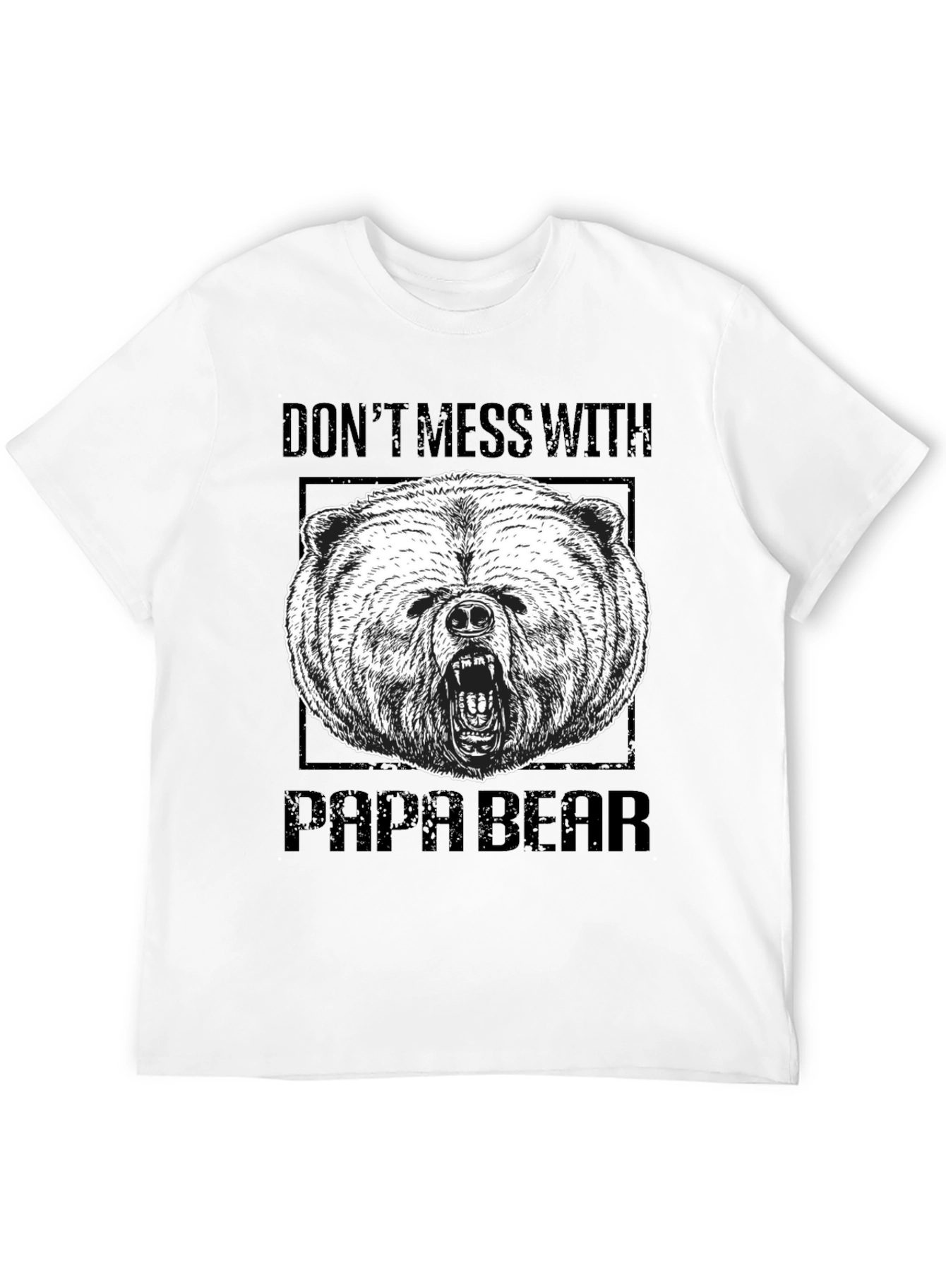 Dont Mess With Papa Bear Graphic Tee