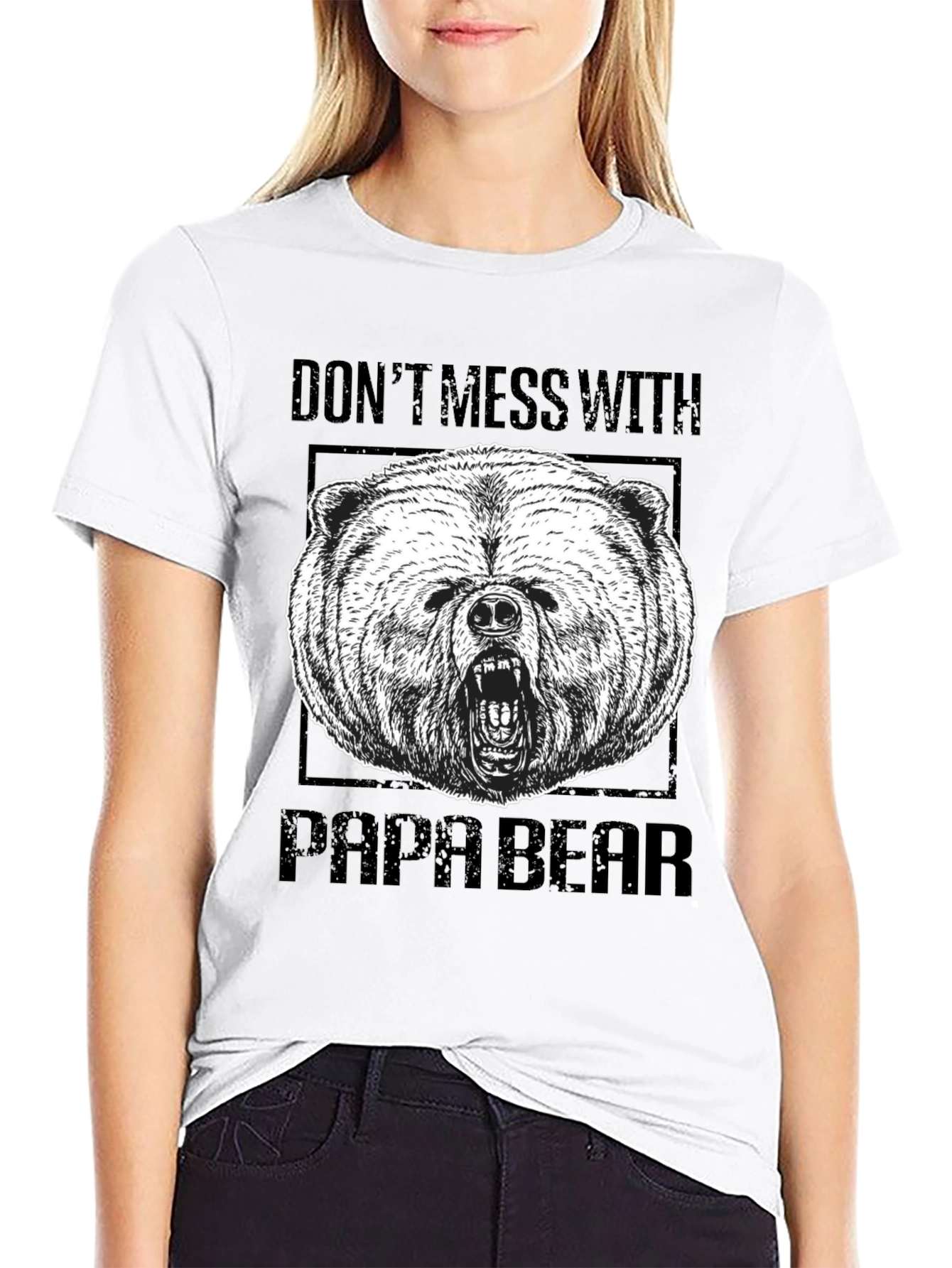 Dont Mess With Papa Bear Graphic Tee