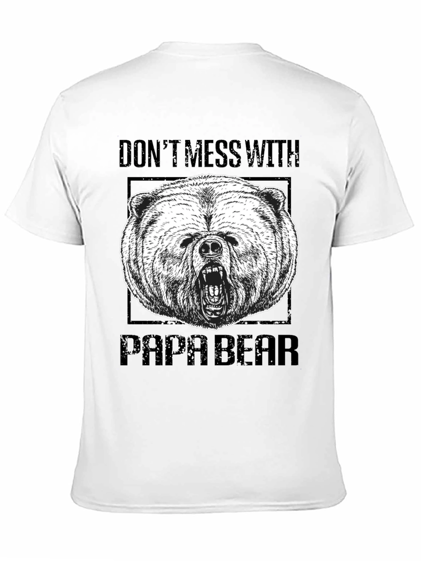 Dont Mess With Papa Bear Graphic Tee