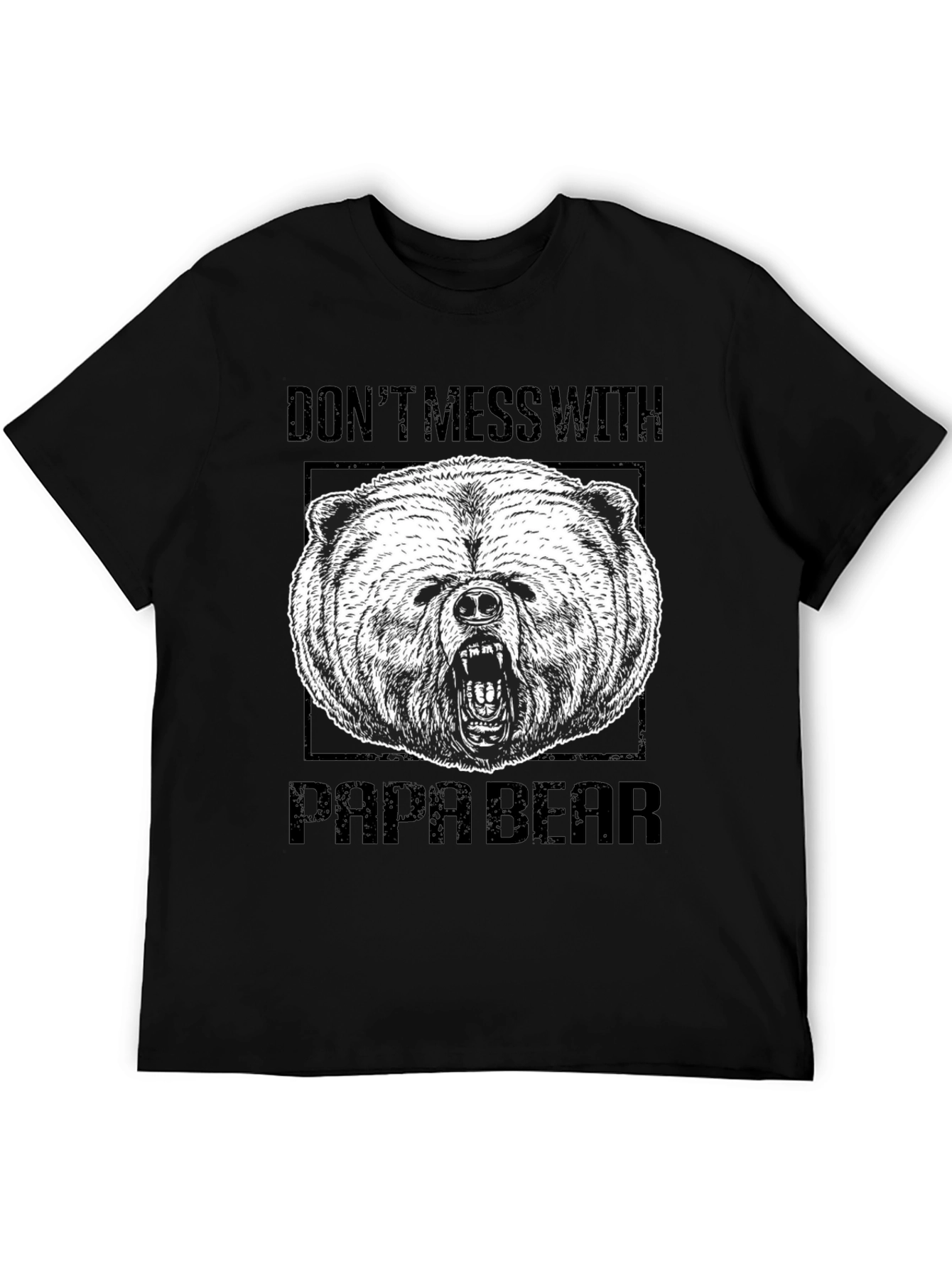 Dont Mess With Papa Bear Graphic Tee