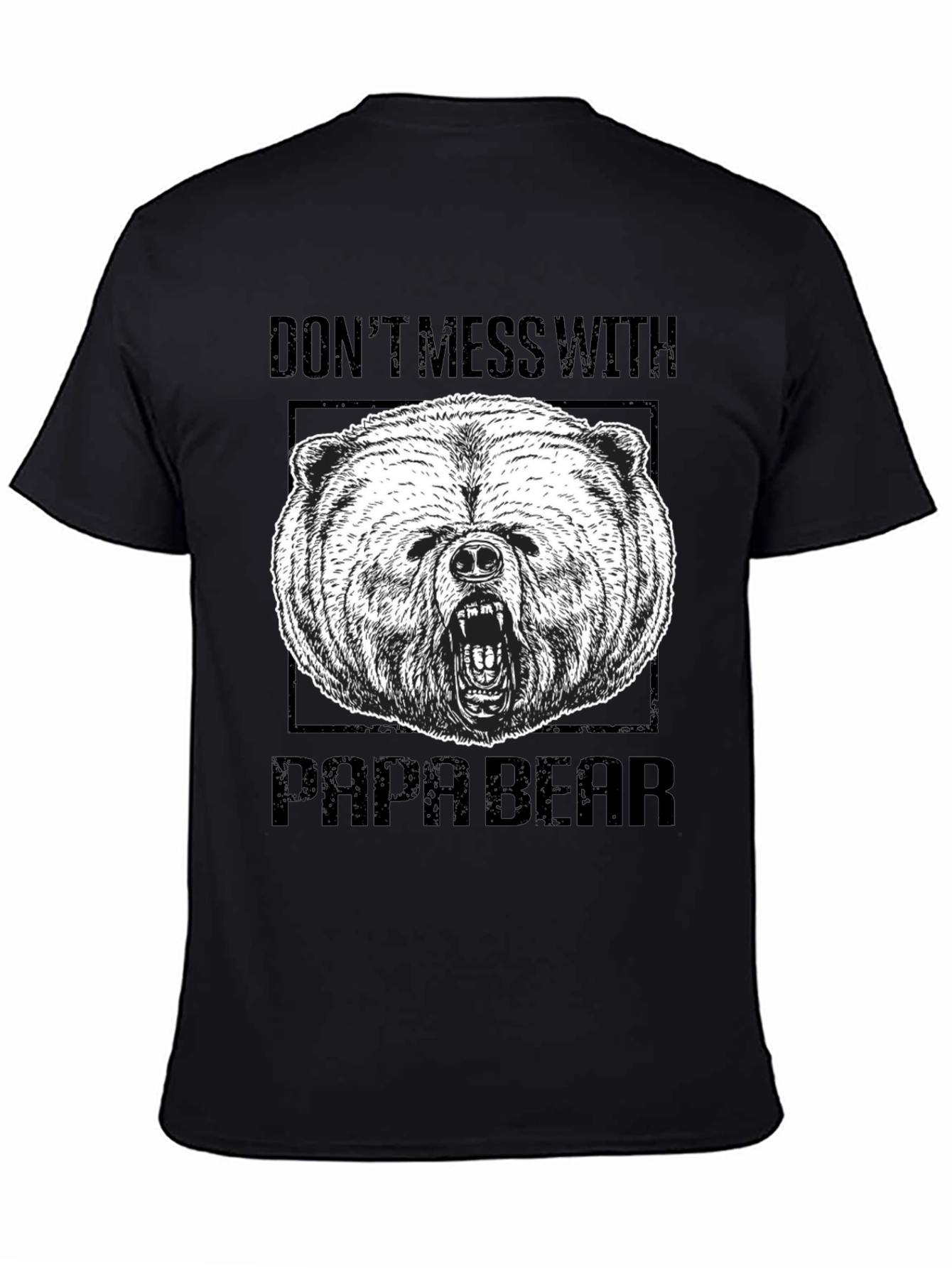 Dont Mess With Papa Bear Graphic Tee