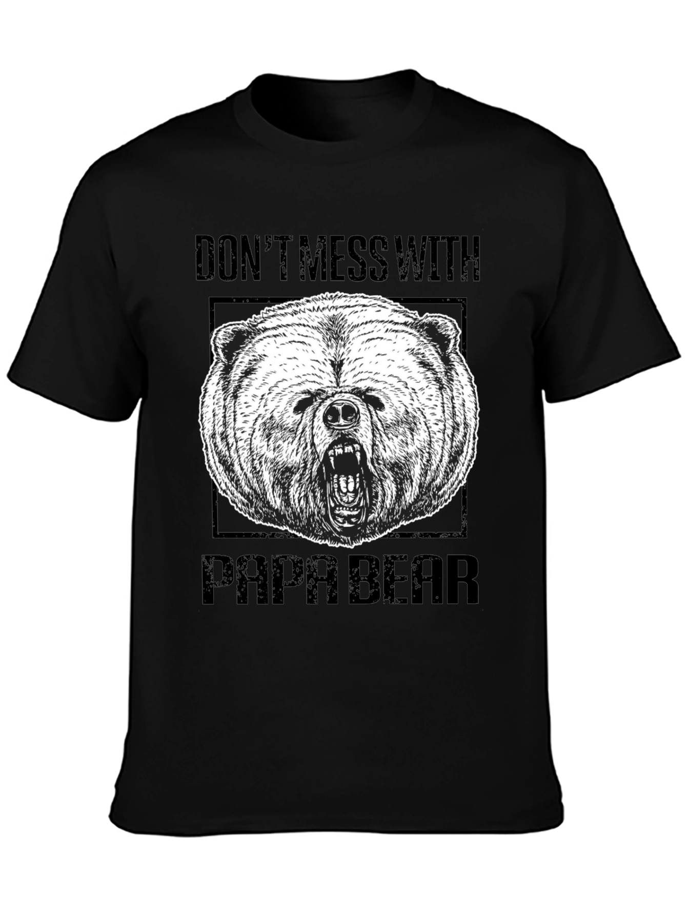 Dont Mess With Papa Bear Graphic Tee