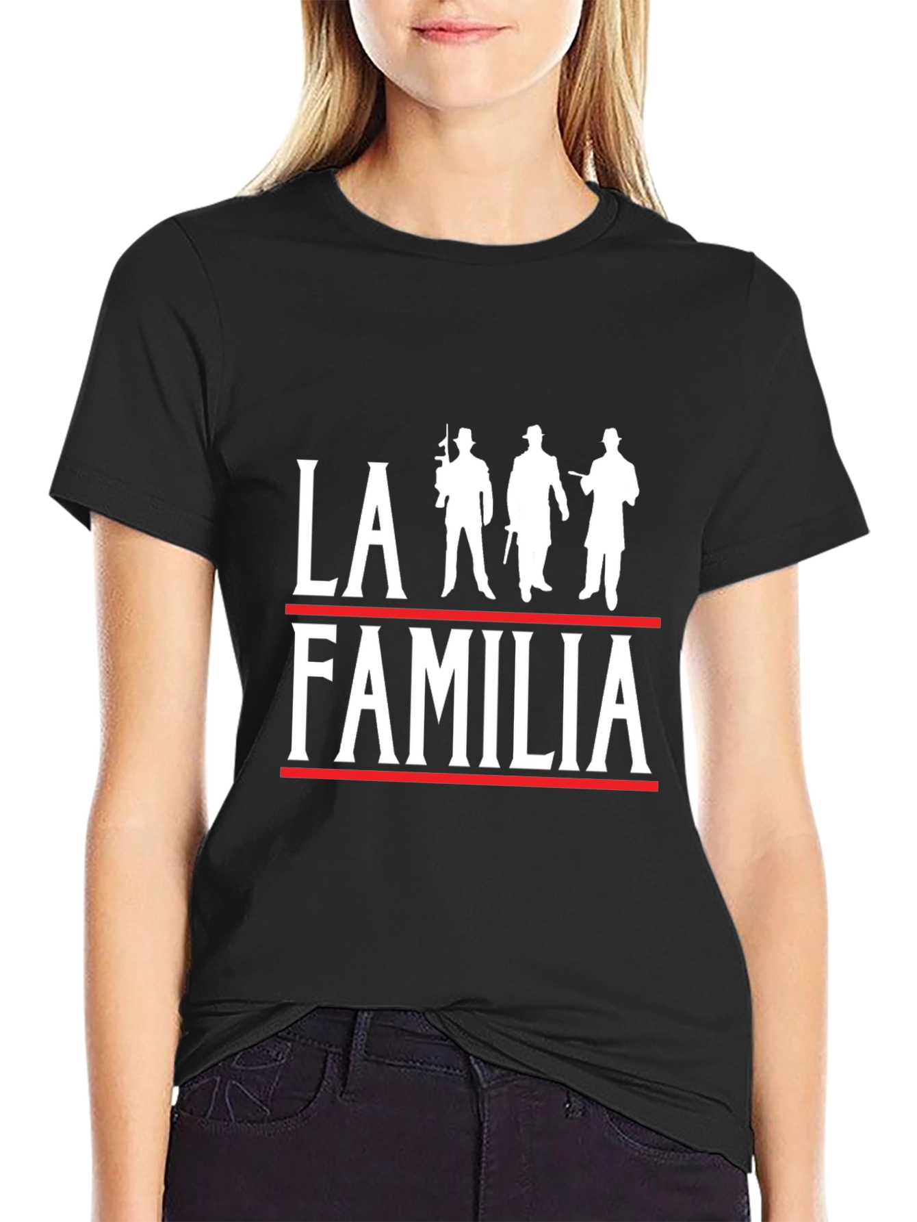 La Familia T-Shirt - Classic Silhouette Design