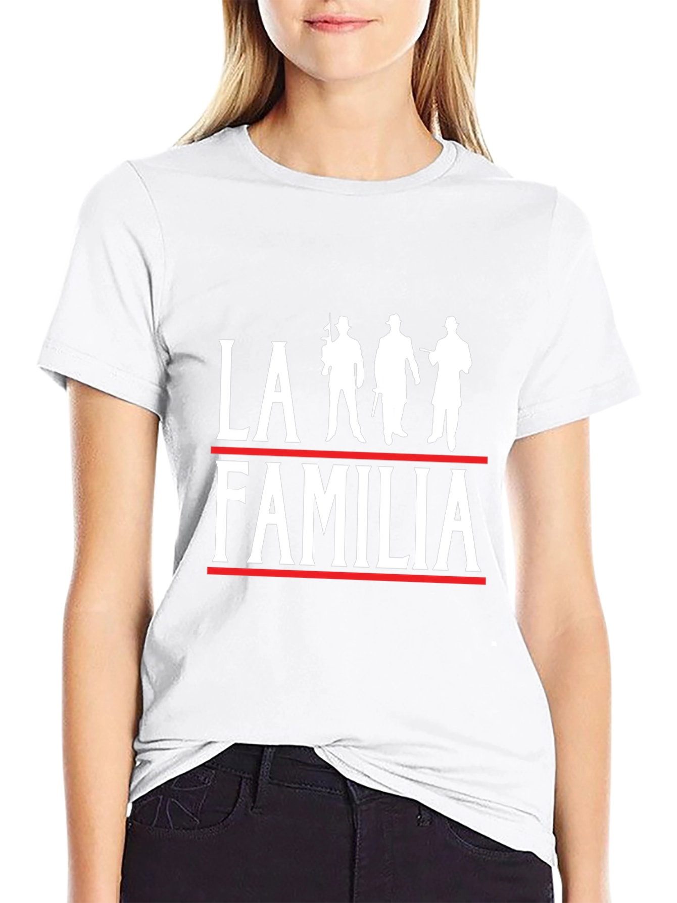 La Familia T-Shirt - Classic Silhouette Design