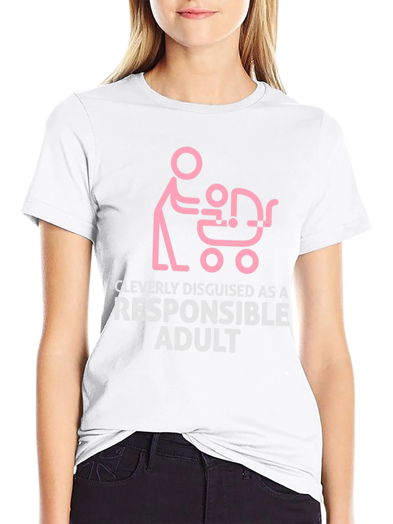 Cleverly Disguised Responsible Adult Funny T-Shirt