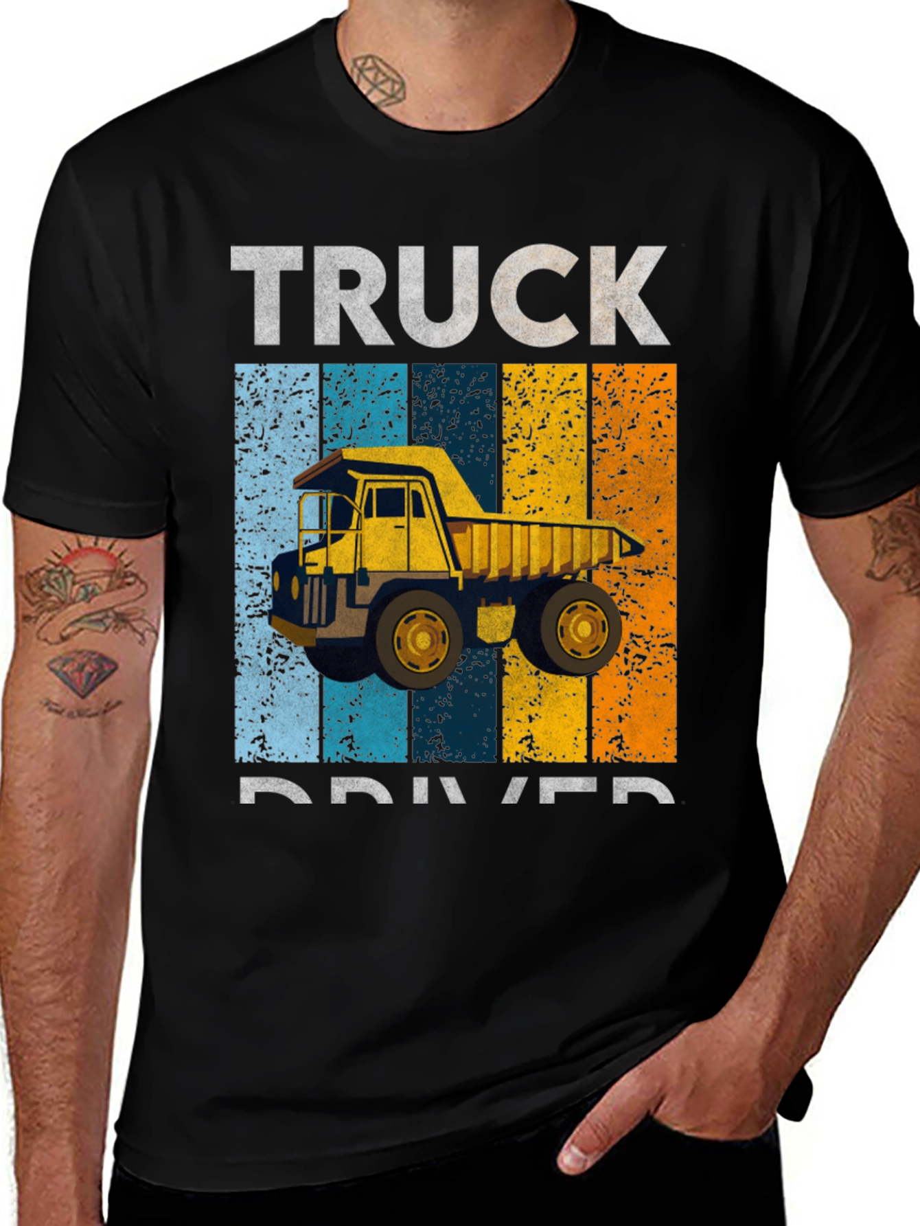 Truck Driver T-Shirt - Retro Style