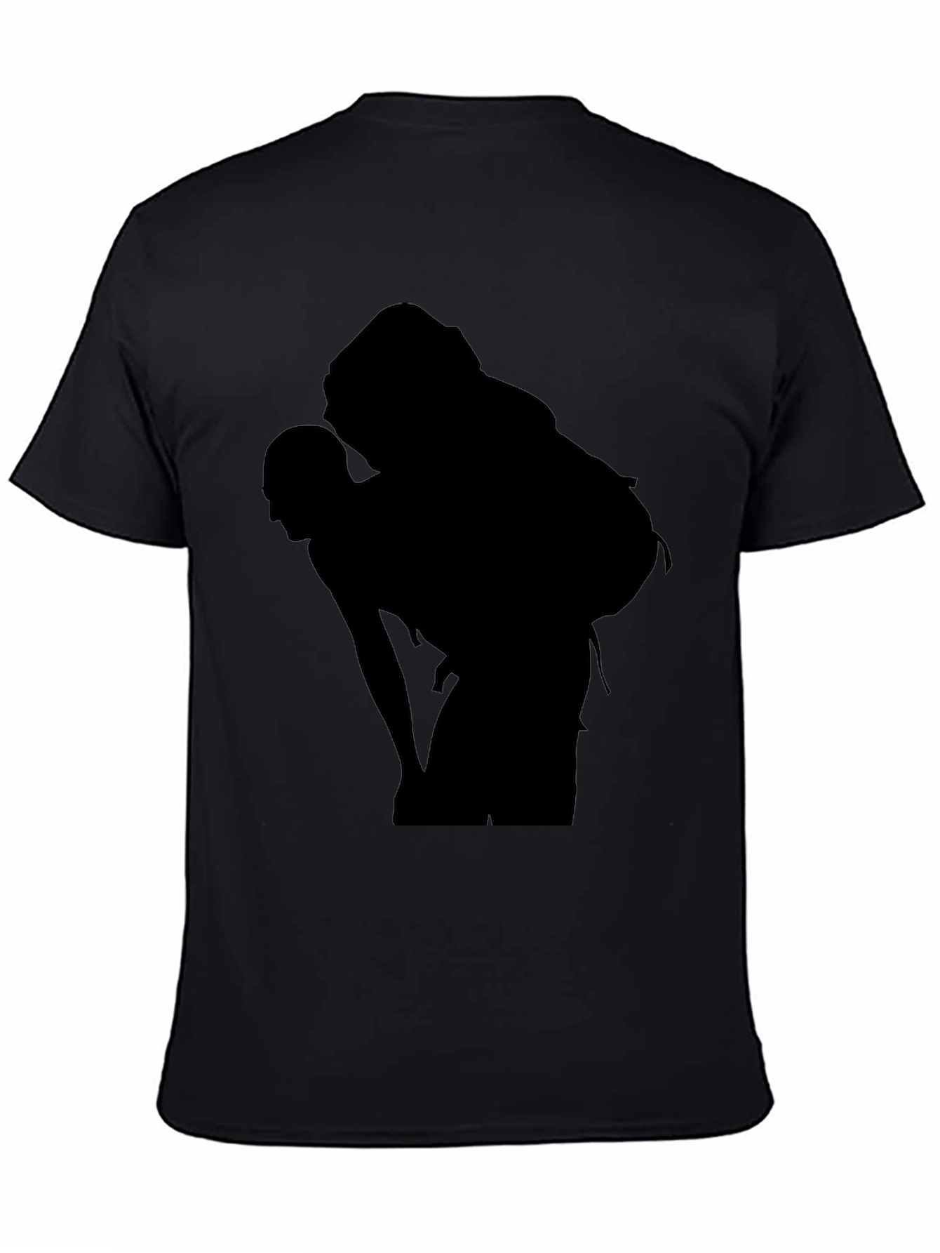 Silhouette Hiker Black T-Shirt