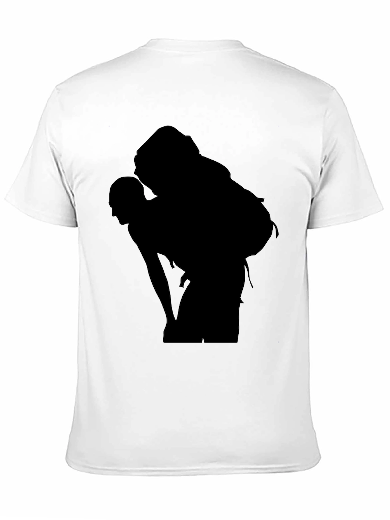 Silhouette Hiker Black T-Shirt