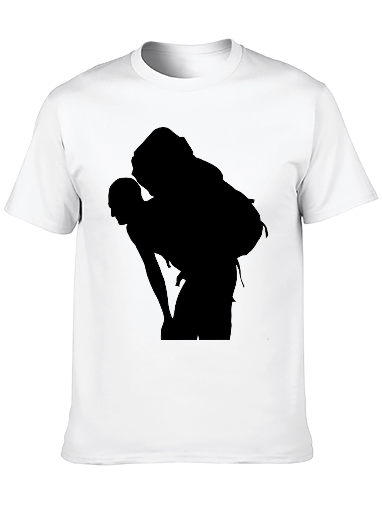 Silhouette Hiker Black T-Shirt