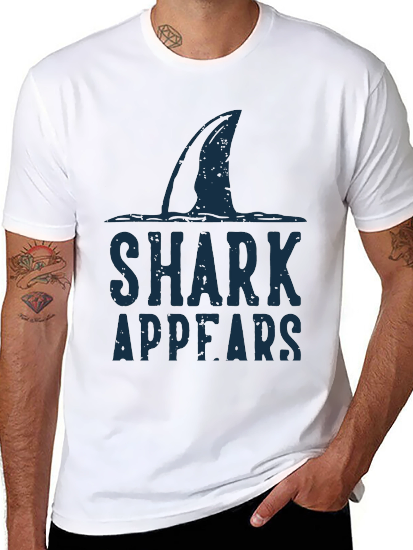 Shark Appears Graphic Tee - Marine Life