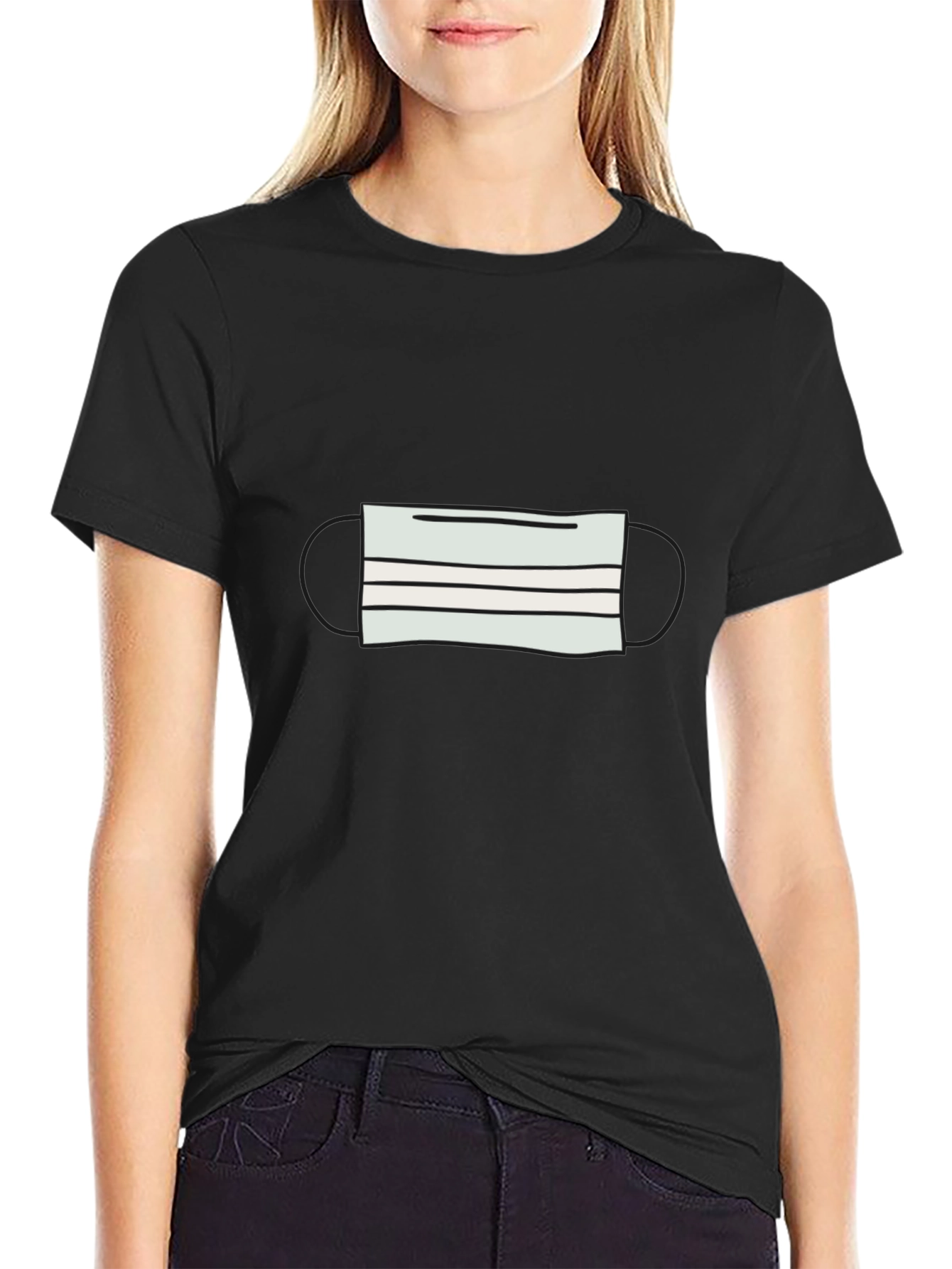 Mask Graphic Tee - Stay Safe in Style!