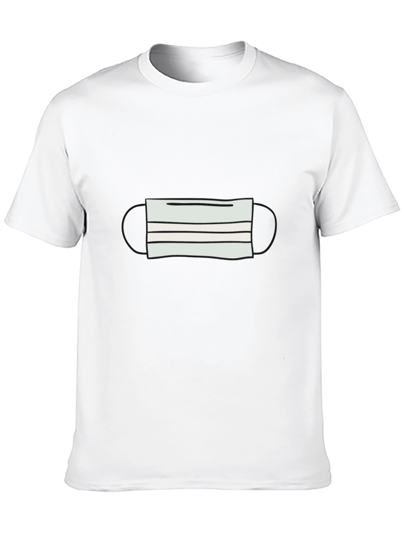 Mask Graphic Tee - Stay Safe in Style!