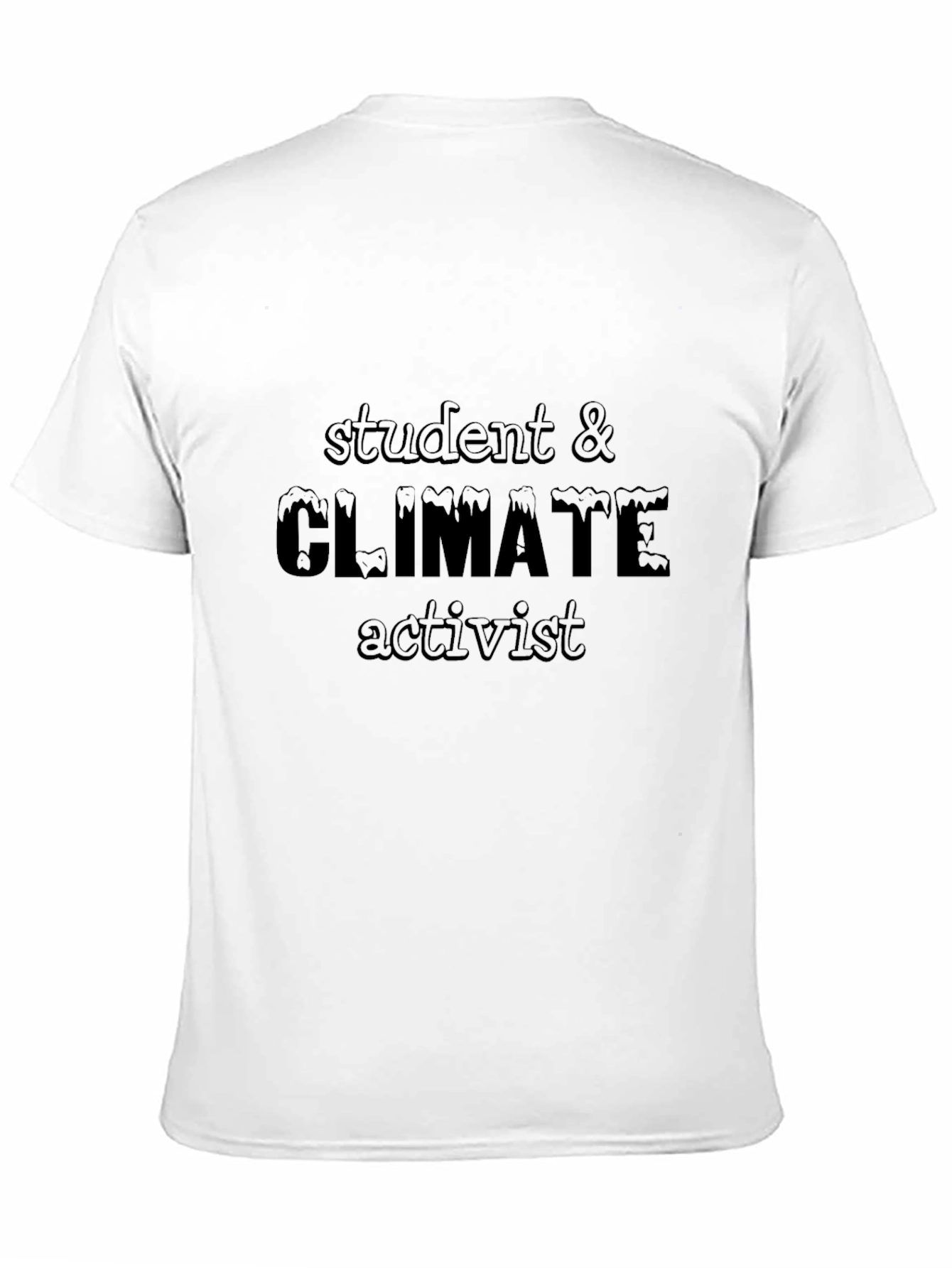 Student & Climate Activist Black T-Shirt