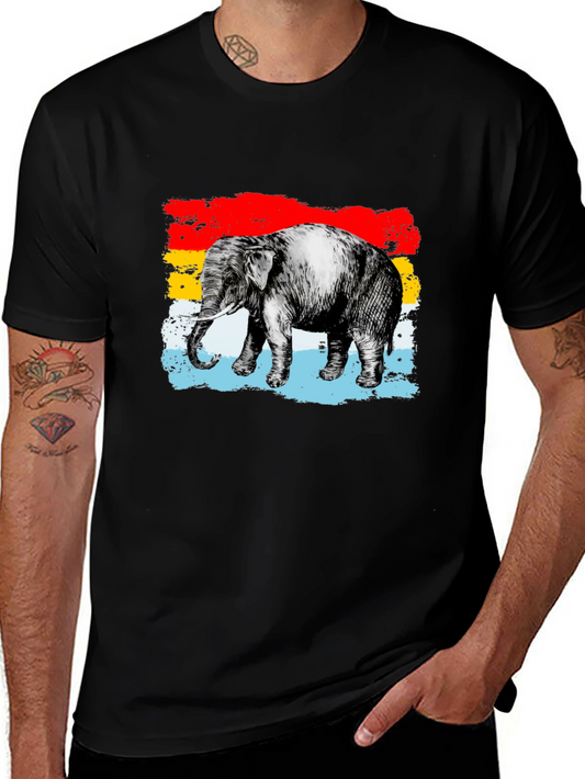 Elephant Graphic Tee - Unique Animal Design