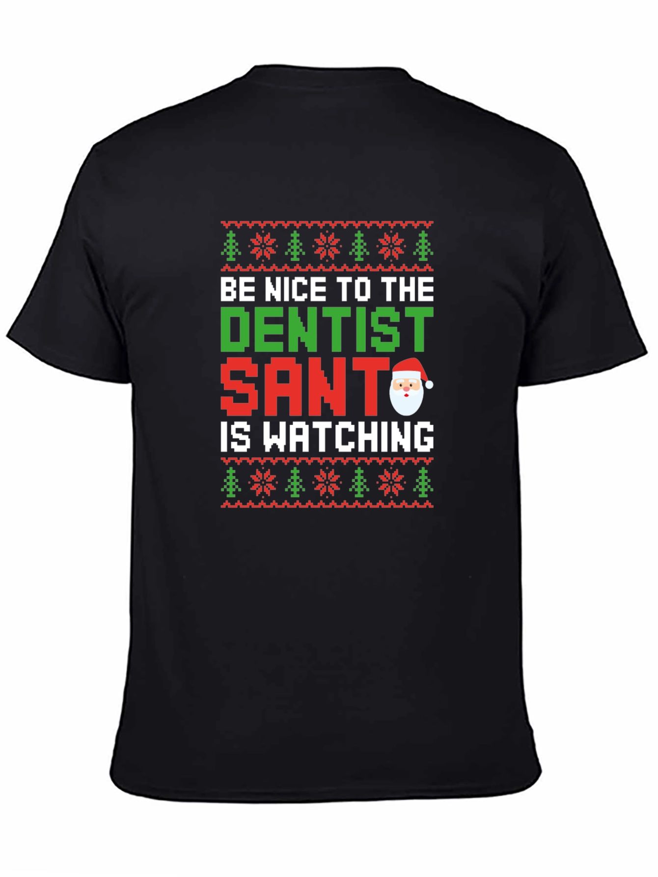 Dentist Santa Ugly Christmas Sweater T-Shirt