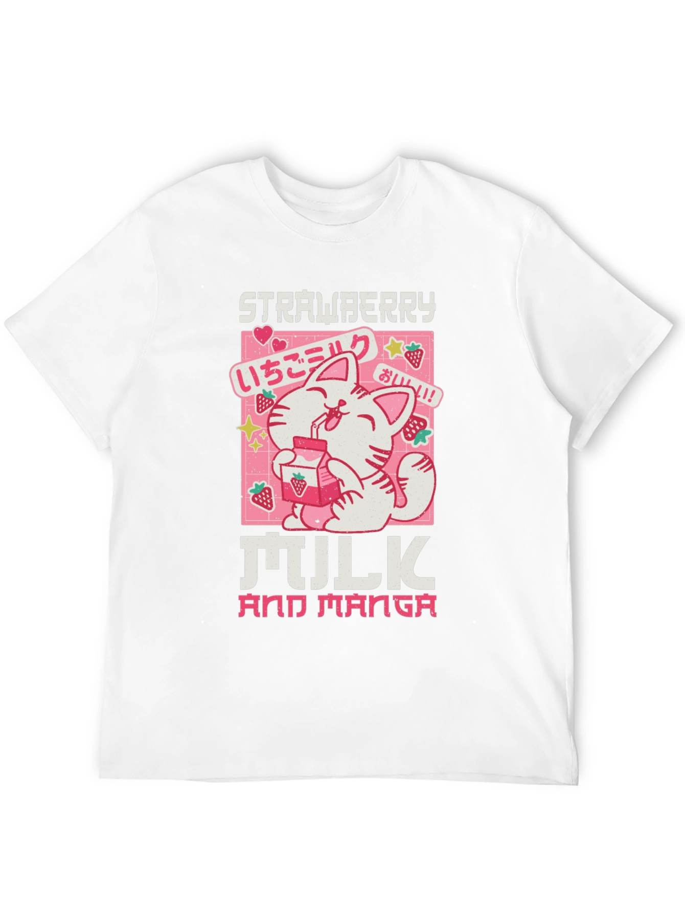 Strawberry Milk and Manga Graphic Tee