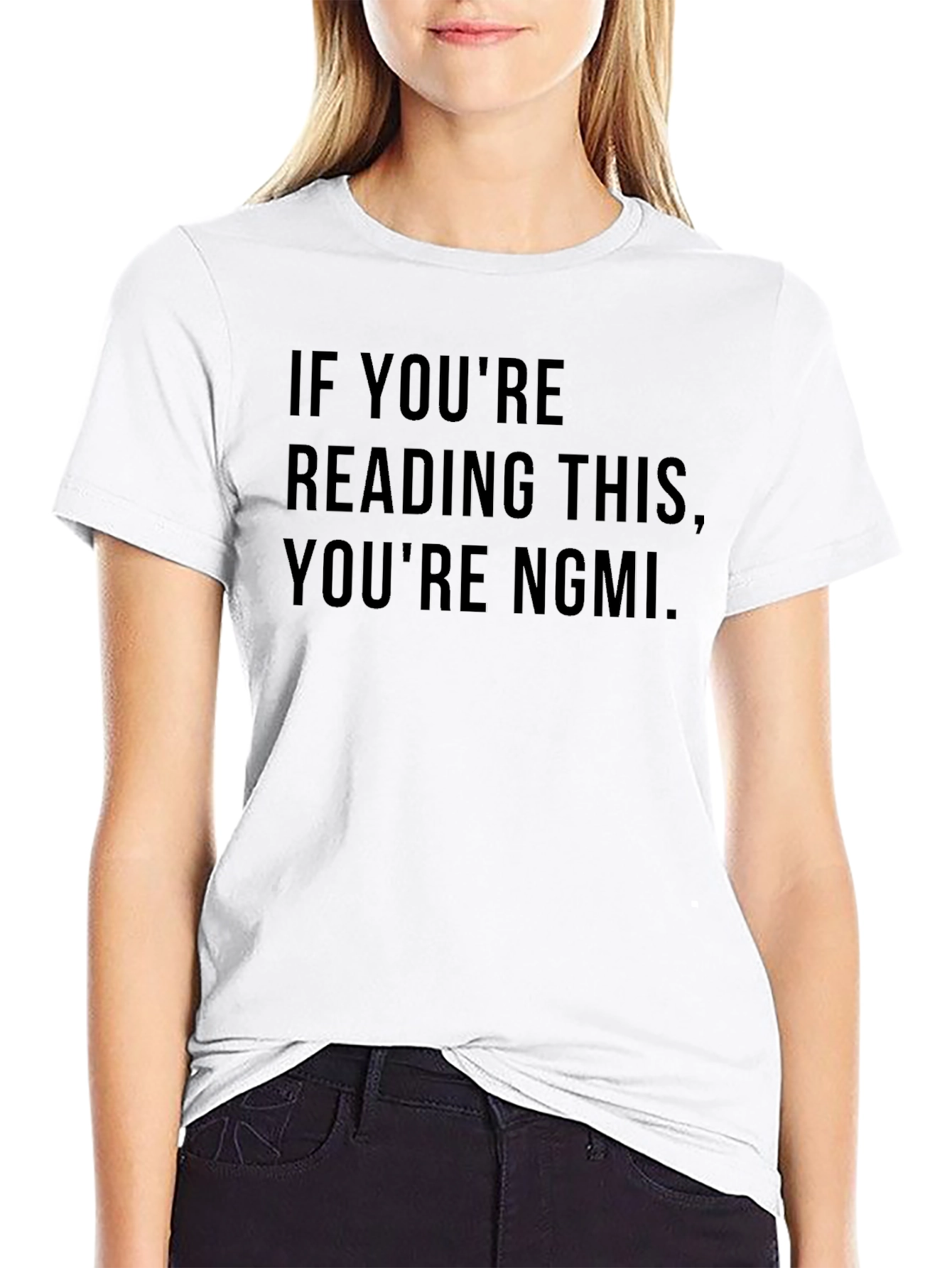 NGMI Slogan Graphic Tee - Classic Fit