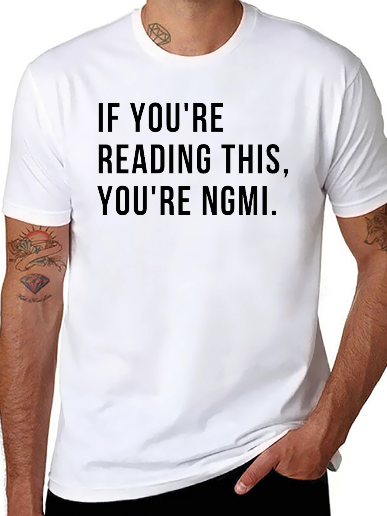NGMI Slogan Graphic Tee - Classic Fit