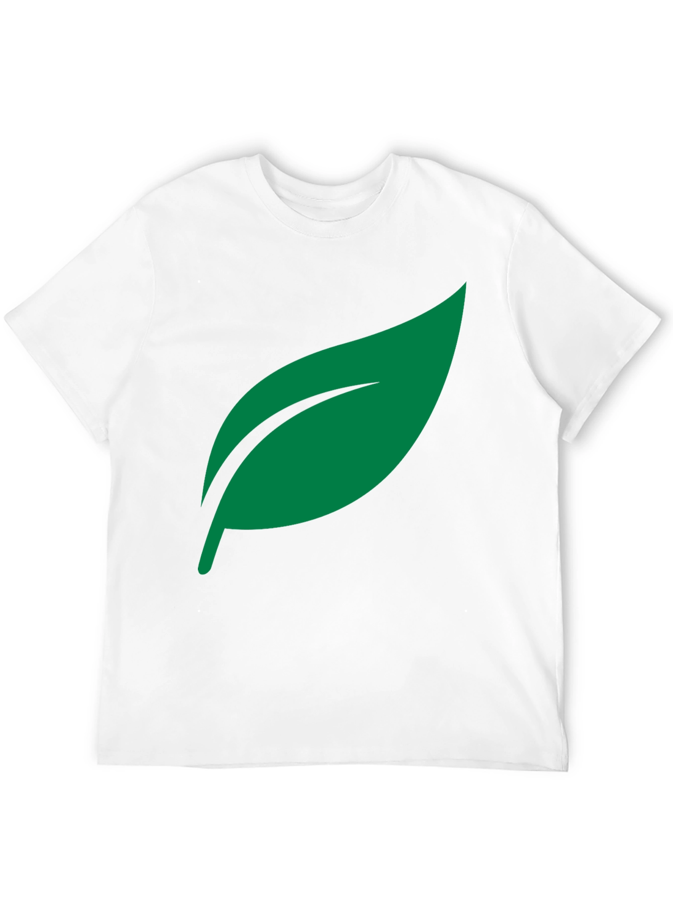 Leaf Graphic Black Tee - Nature Inspired Fashion