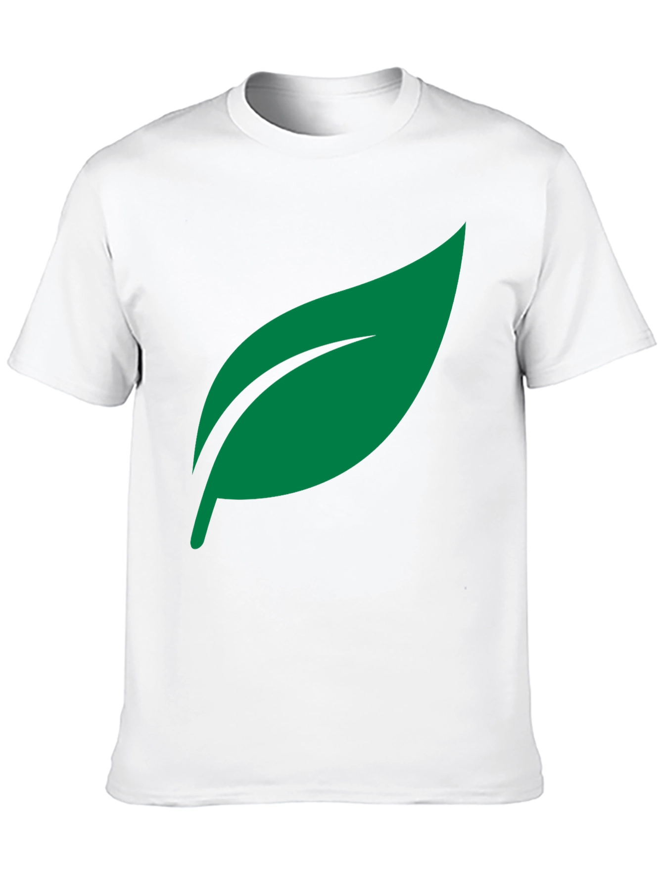 Leaf Graphic Black Tee - Nature Inspired Fashion