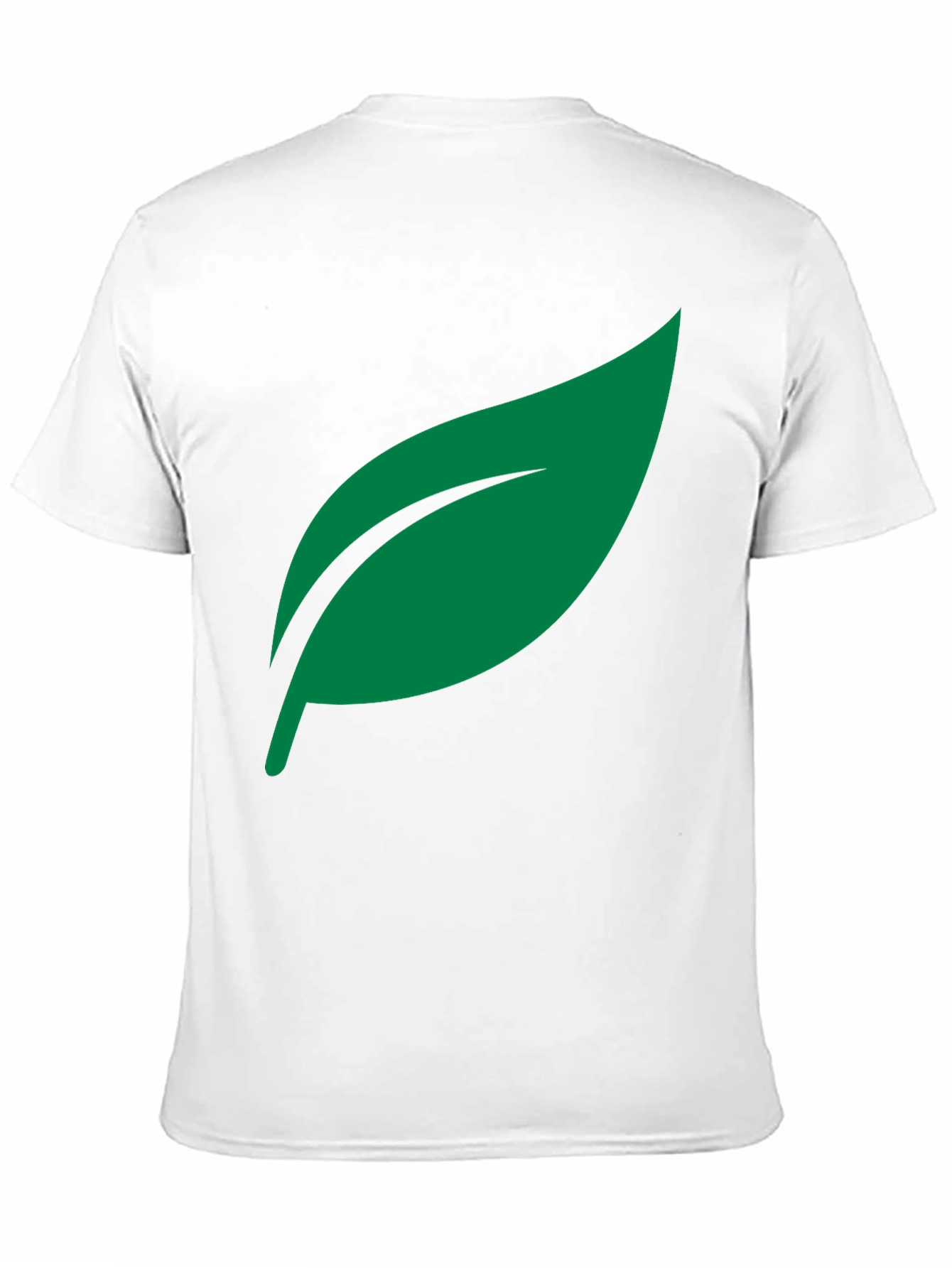 Leaf Graphic Black Tee - Nature Inspired Fashion