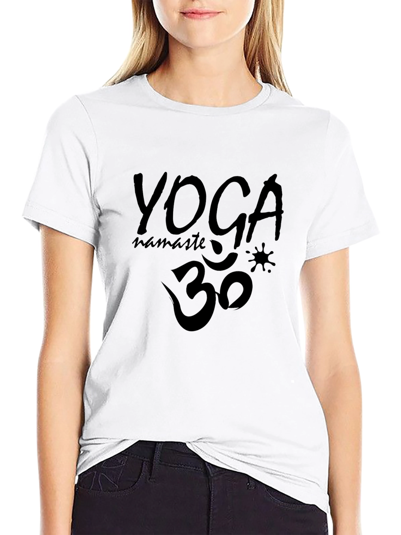 Yoga Namaste Graphic T-Shirt