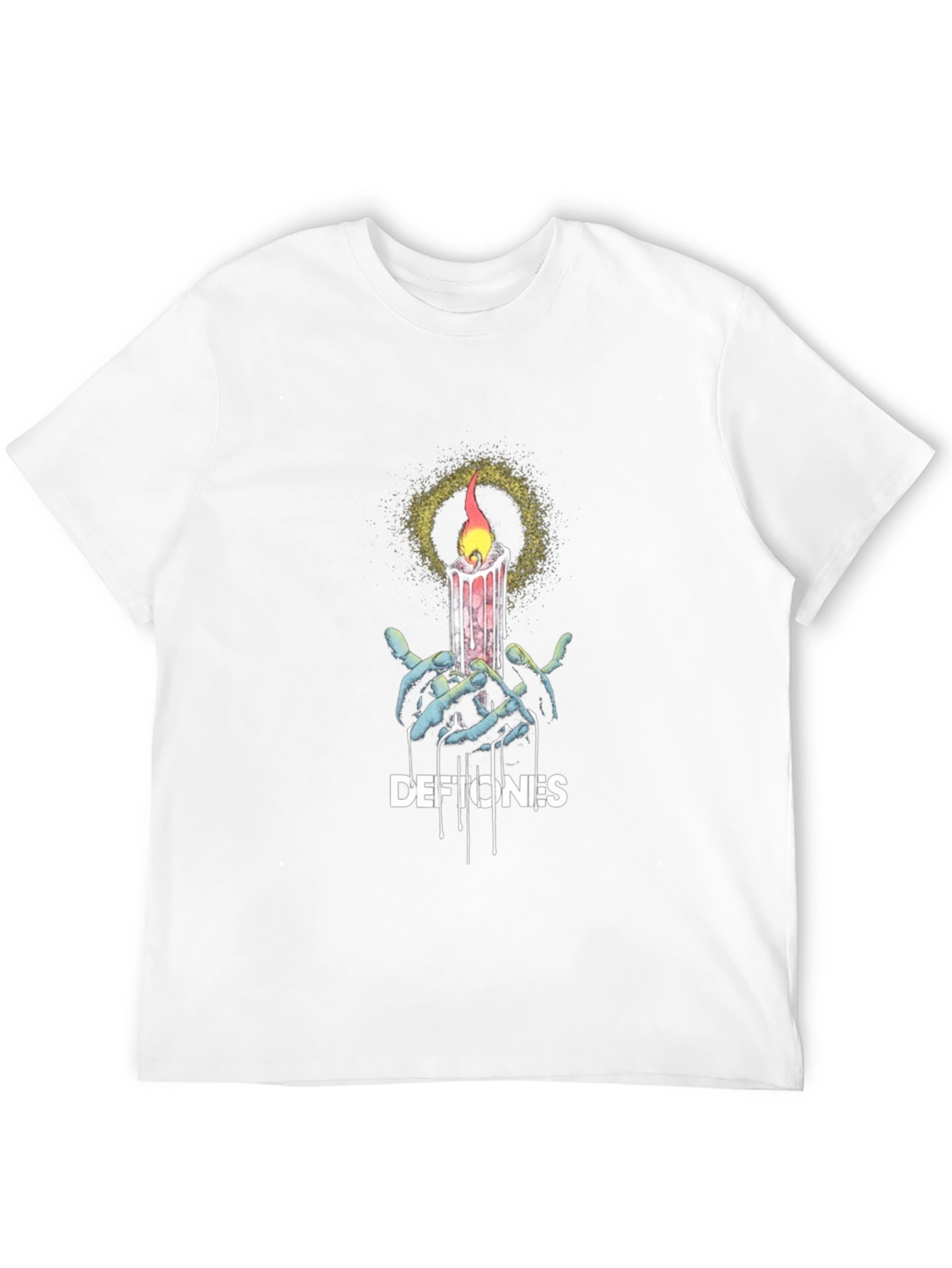 Deftones Candle T-Shirt - Black Graphic Tee