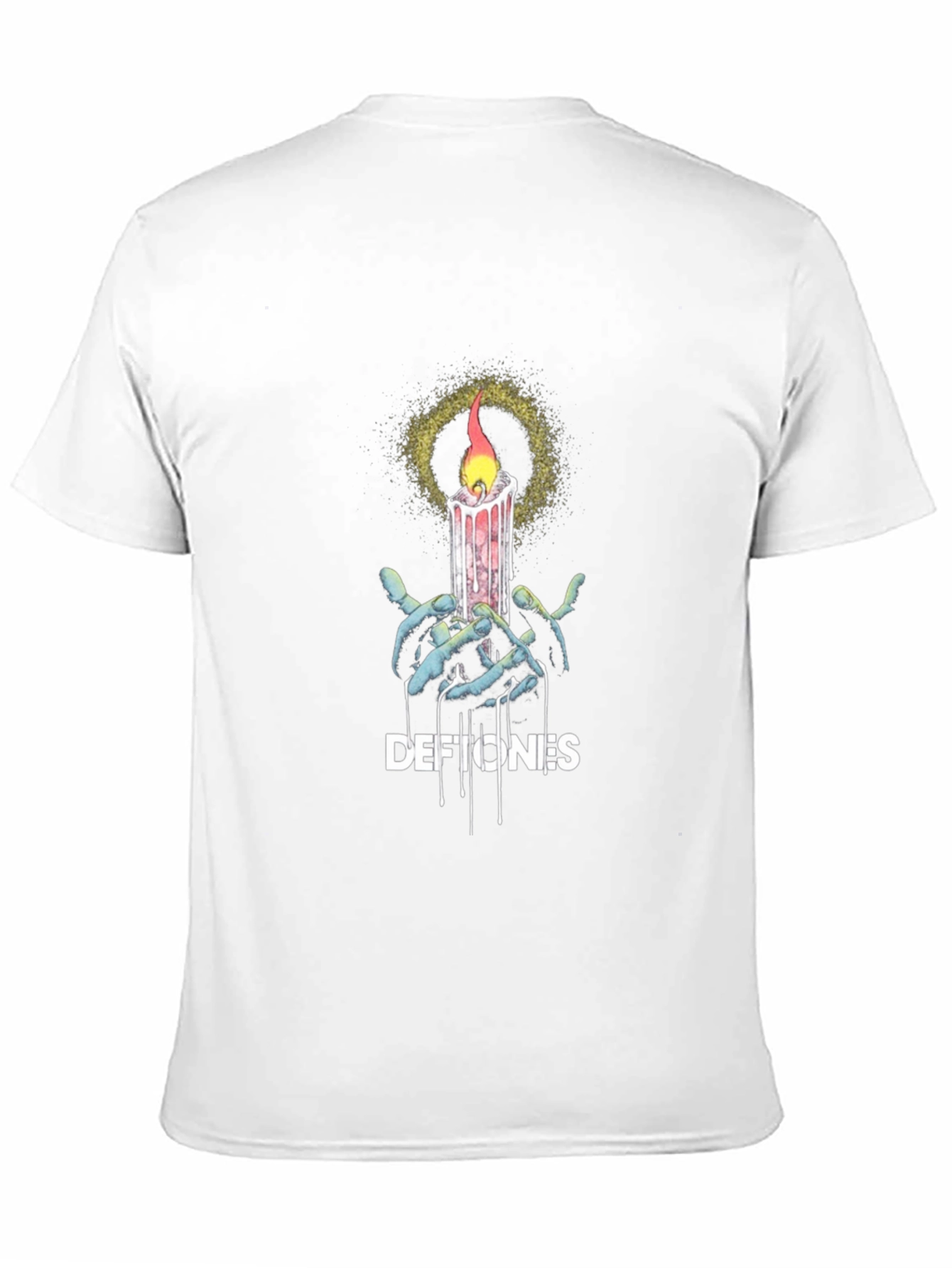 Deftones Candle T-Shirt - Black Graphic Tee