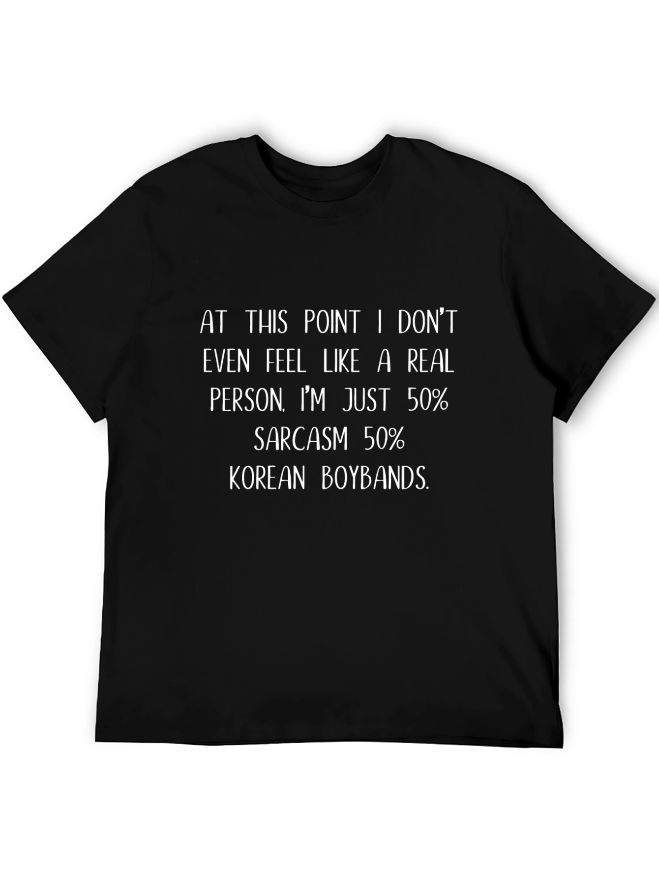 Sarcasm Korean Boybands Graphic T-Shirt