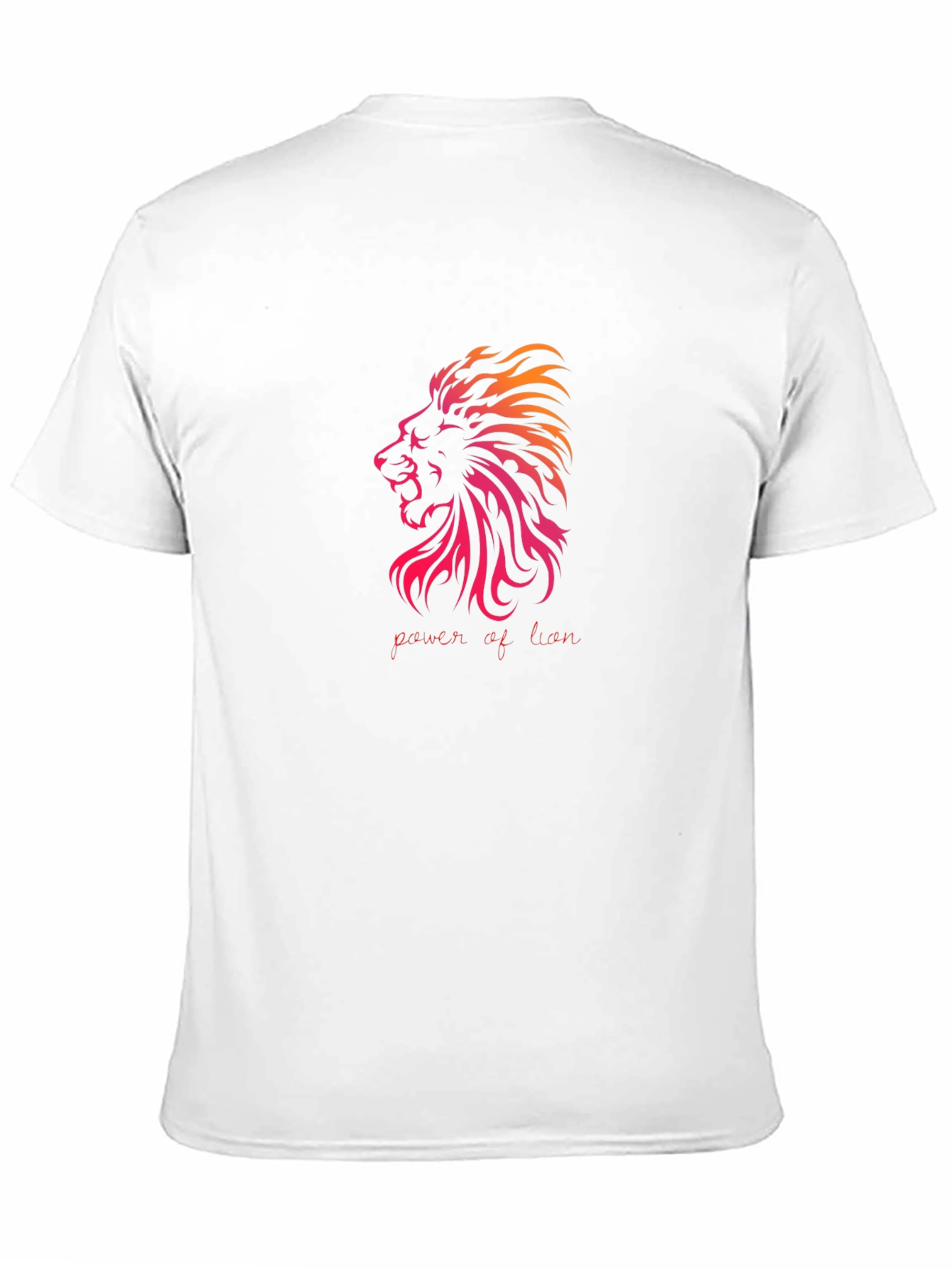 Power of Lion Graphic T-Shirt - Black