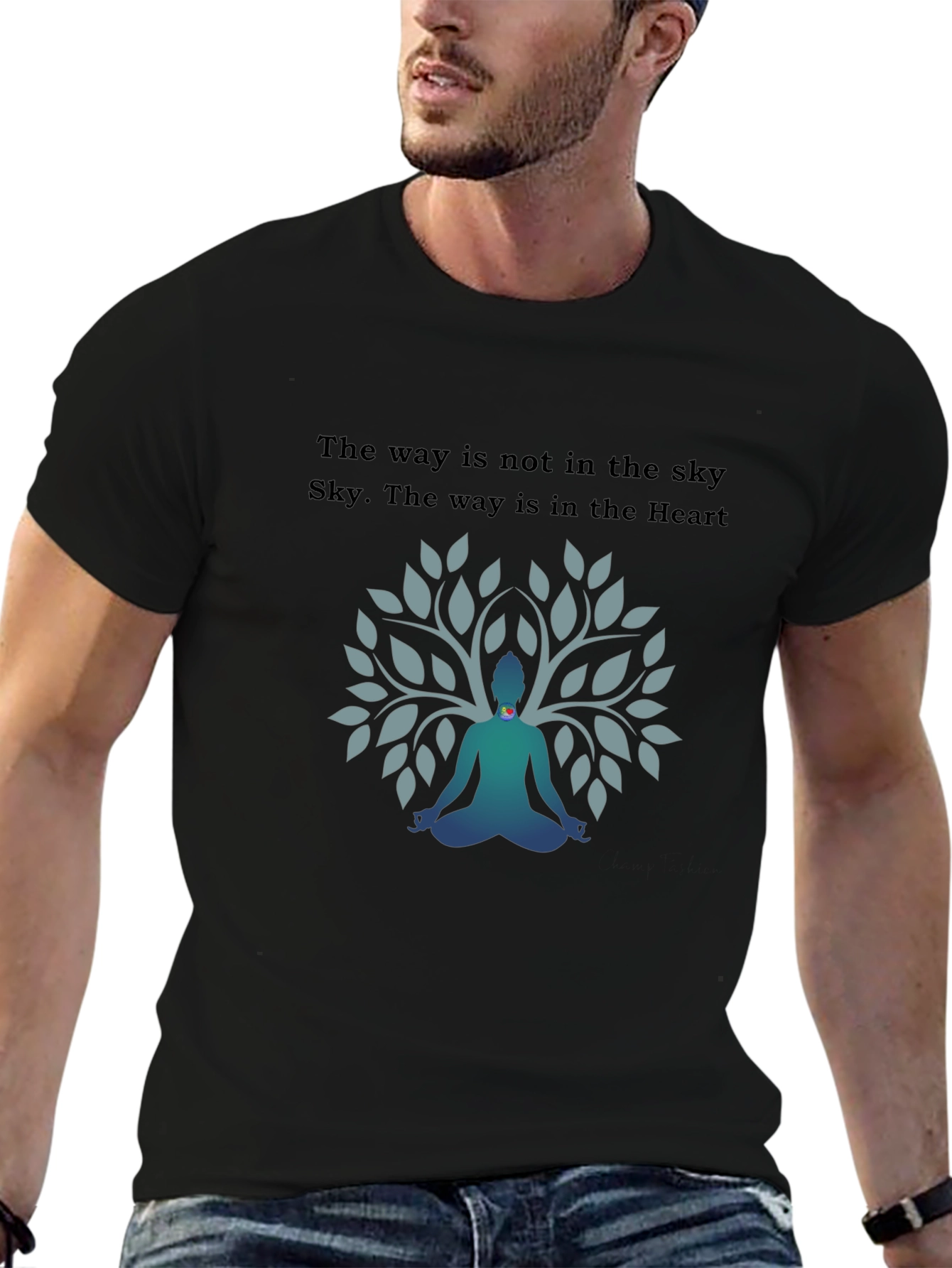 Heart Way Graphic Tee - Mindful T-Shirt