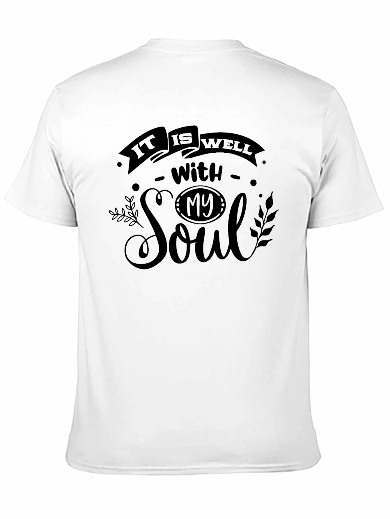 It Is Well With My Soul Black T-Shirt