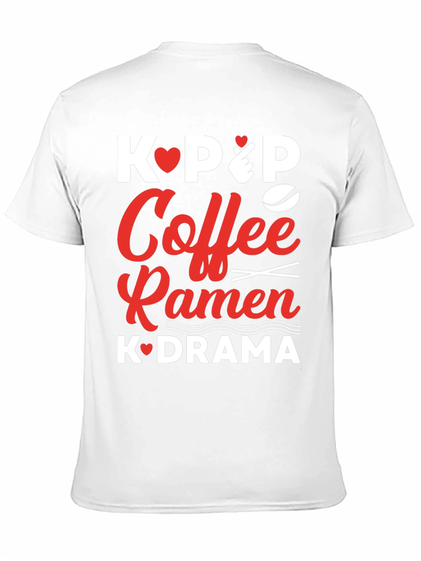 Kpop Coffee Ramen K-drama T-shirt