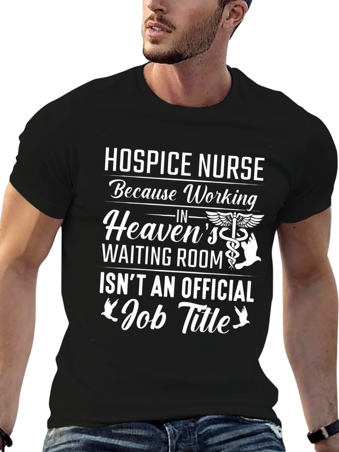 Hospice Nurse T-Shirt - Heavens Waiting Room