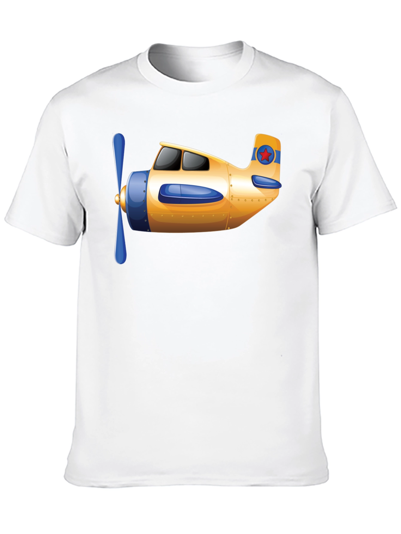 Airplane Graphic T-Shirt - Novelty Aviation Tee