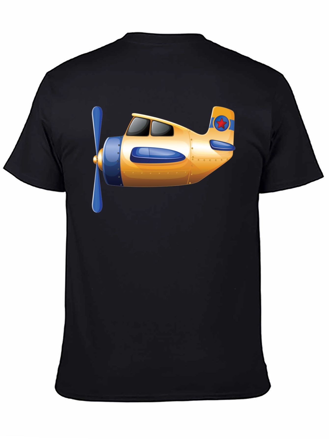 Airplane Graphic T-Shirt - Novelty Aviation Tee