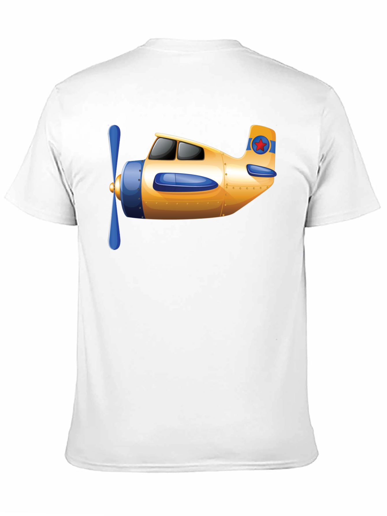 Airplane Graphic T-Shirt - Novelty Aviation Tee