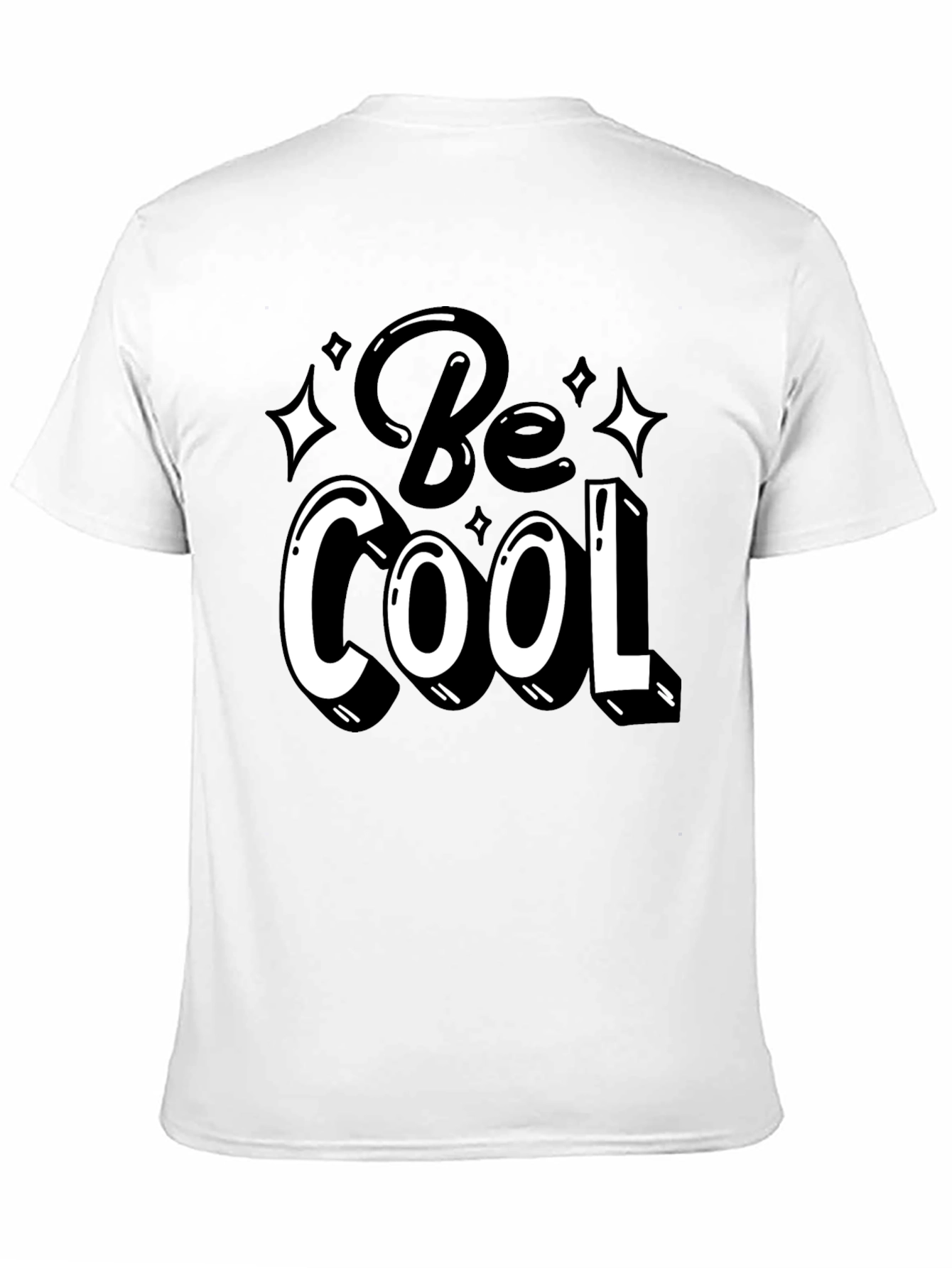 Be Cool Graphic Tee - Black Cotton Casual Shirt