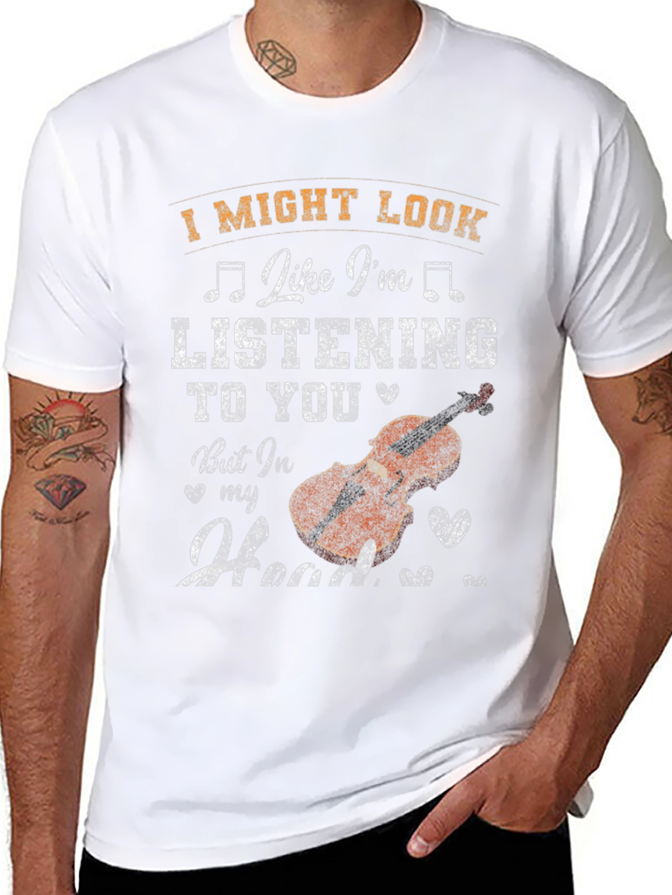 Musical Mind Black Graphic Tee