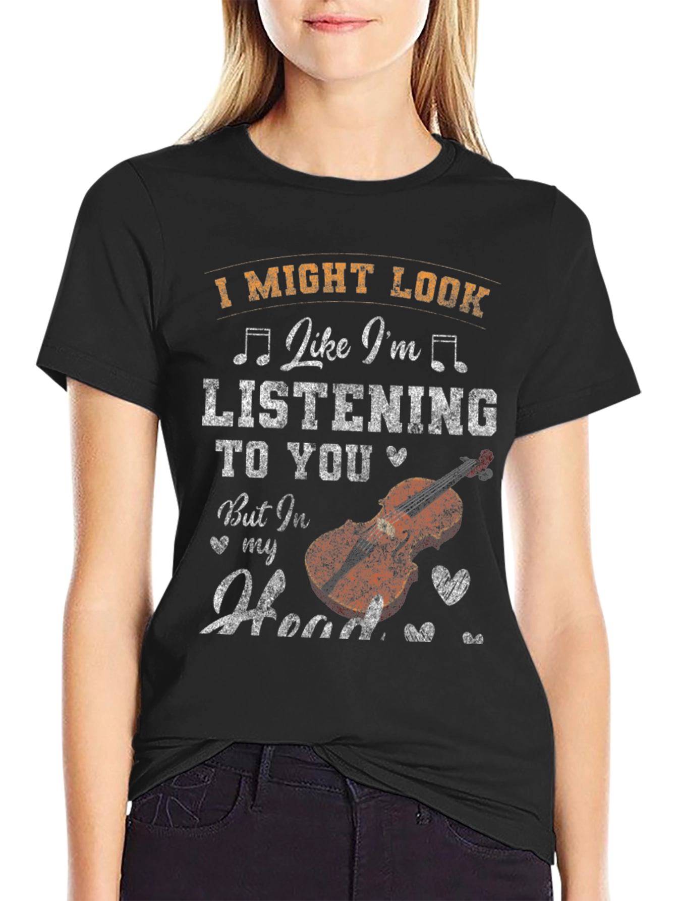 Musical Mind Black Graphic Tee